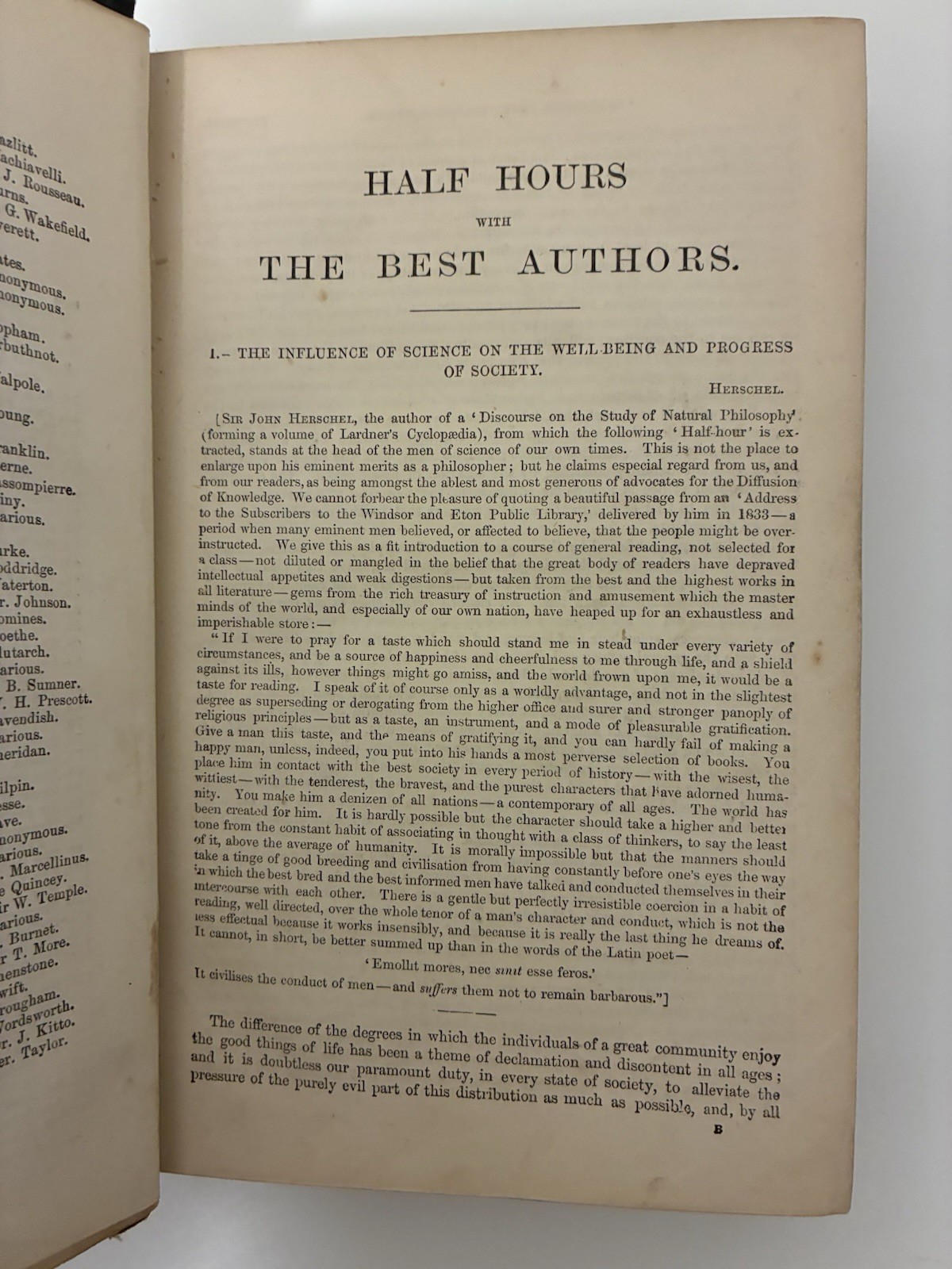 Half Hours With The Best Authors Illustrated Charles Knight 1870 Antique Rare Ed