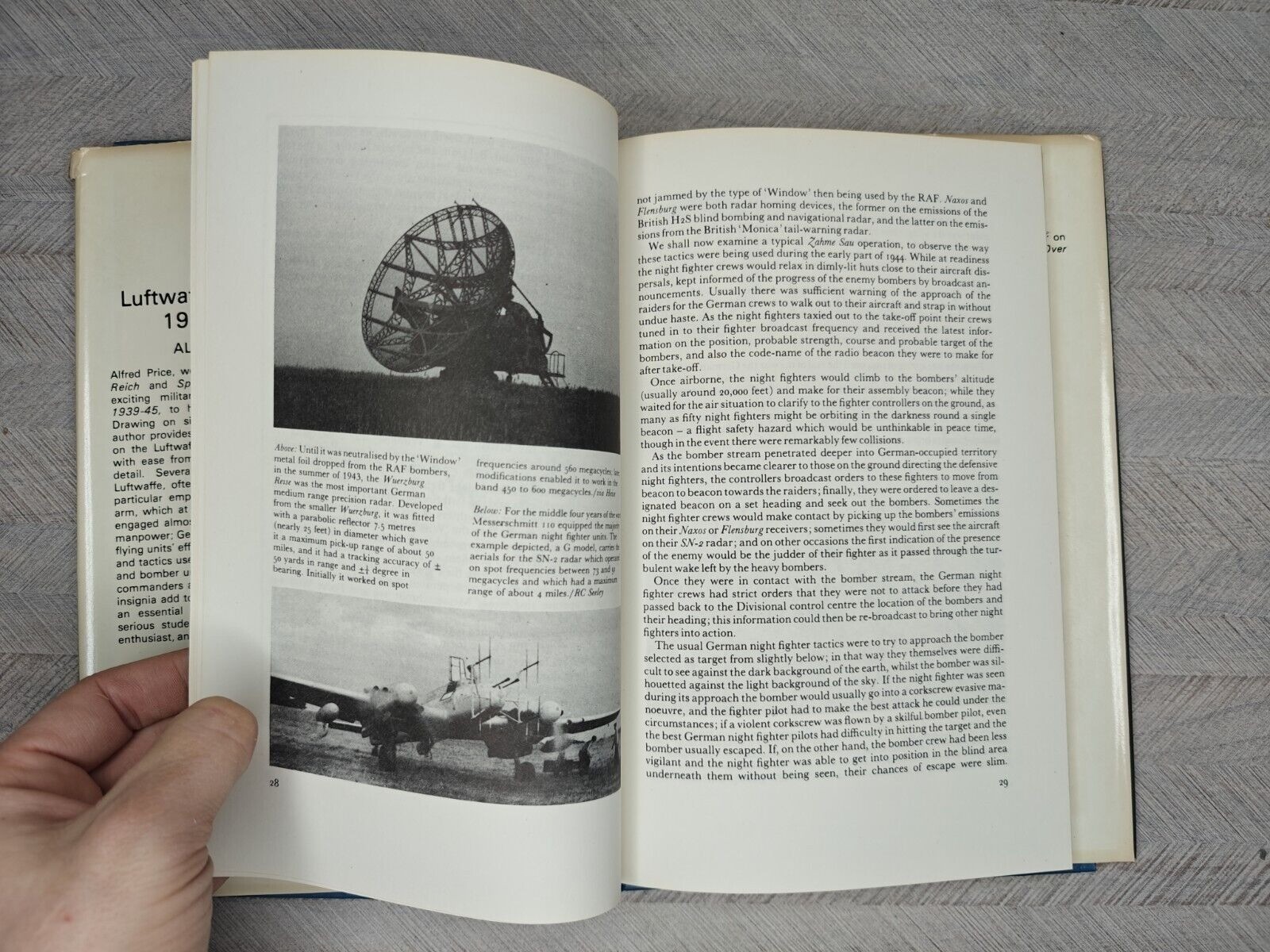 Luftwaffe Handbook 1939-45 Alfred Price Hardcover 1977 WWII Military Aviation