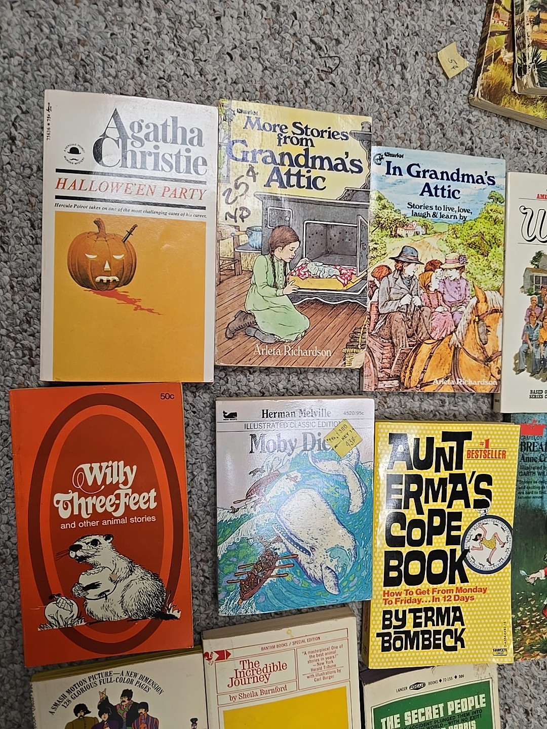 Lot of 11 Vintage Mixed Authors Fiction Adventure Paperback Novel Story Books