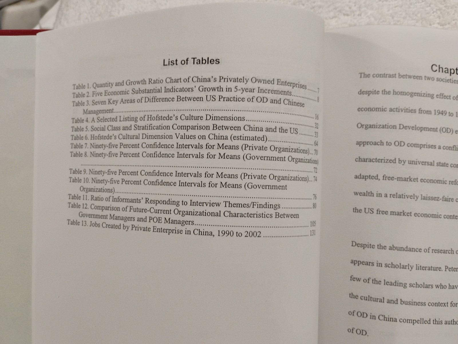 The Readiness And Willingness In China For OD Change Lee-Hsing Lu Dissertation