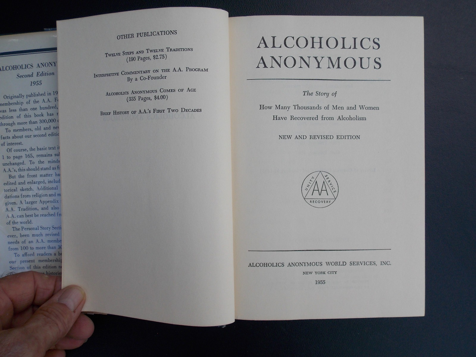 Alcoholics Anonymous 2nd Edition, 6th Printing 1963