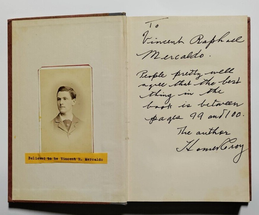 Homer Croy – Wheels West – Story of Donner Party – Signed and Inscribed 1955