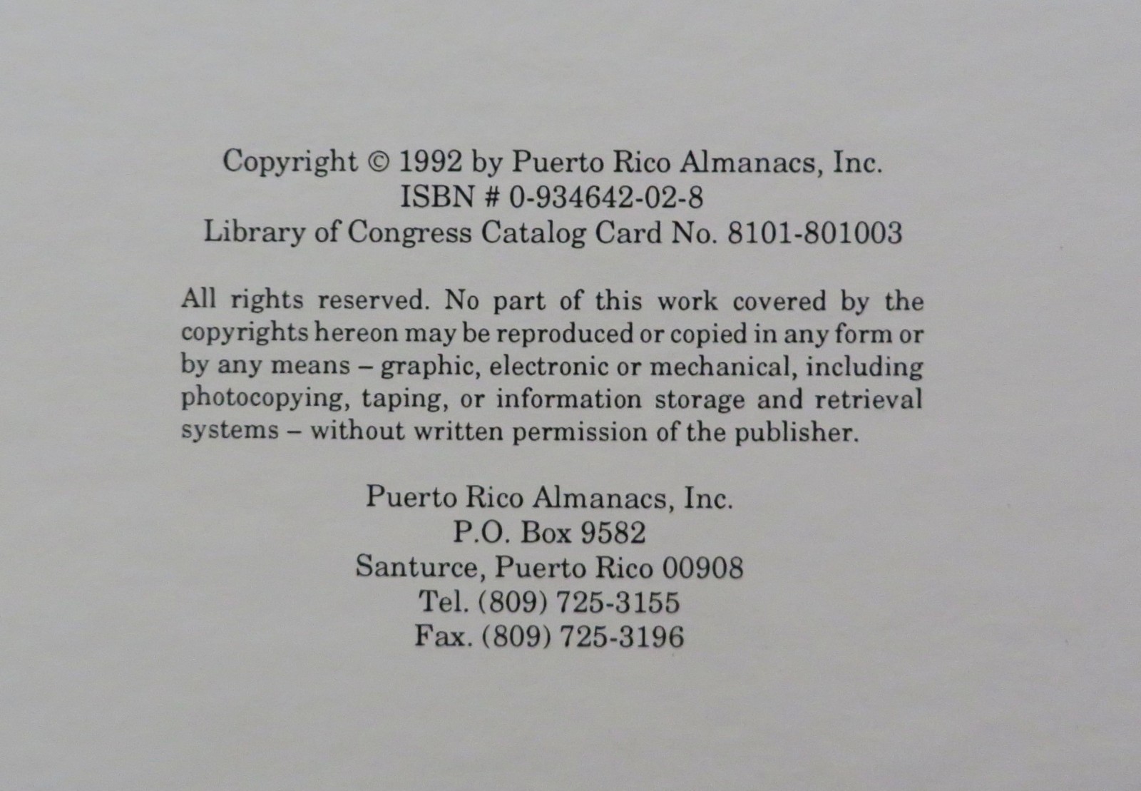 Fairy Tales of Puerto Rico by David Garcia – 1992 Hardcover 1st Edition Stunning