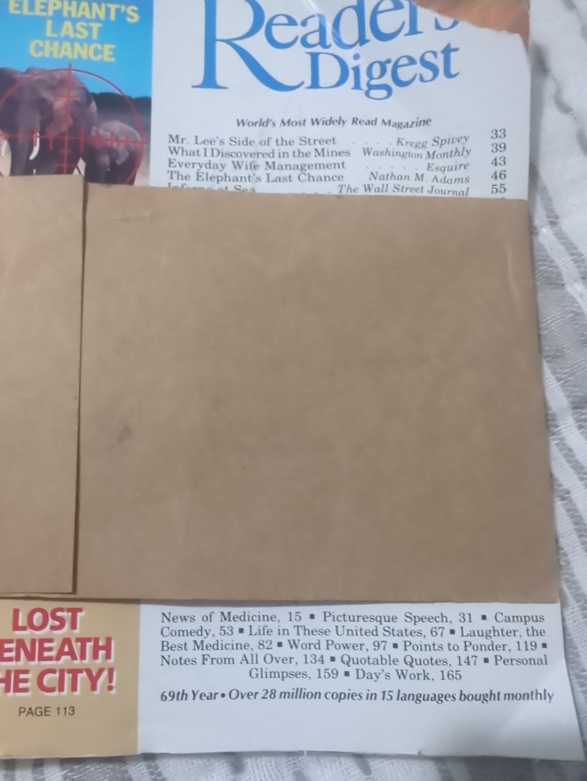 Lot oF3 Readers Digest From The ’90S