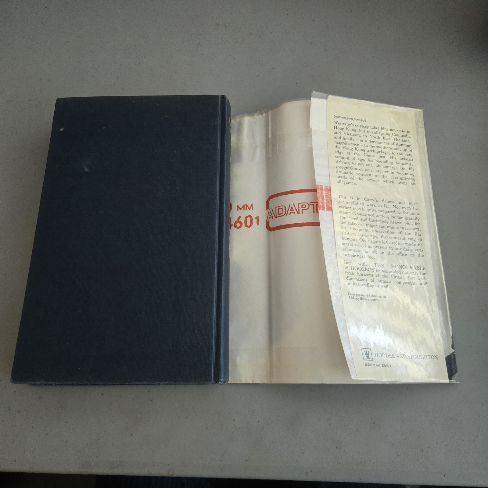 John le Carre The Honourable Schoolboy 1st UK Edition HCDJ 1977