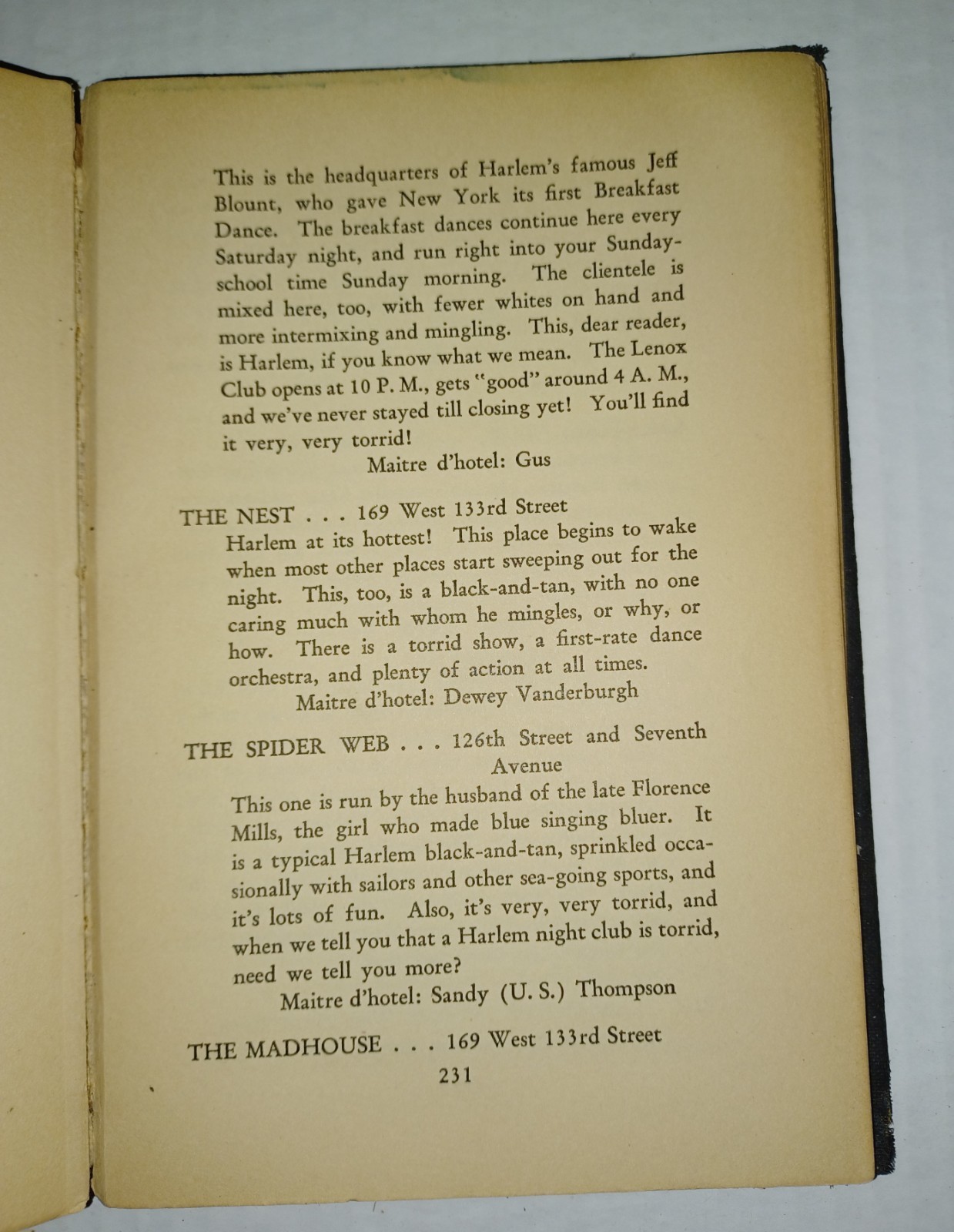 Dining In New York Book By Rian James 1930 Hardcover John Day Company NYC Rare