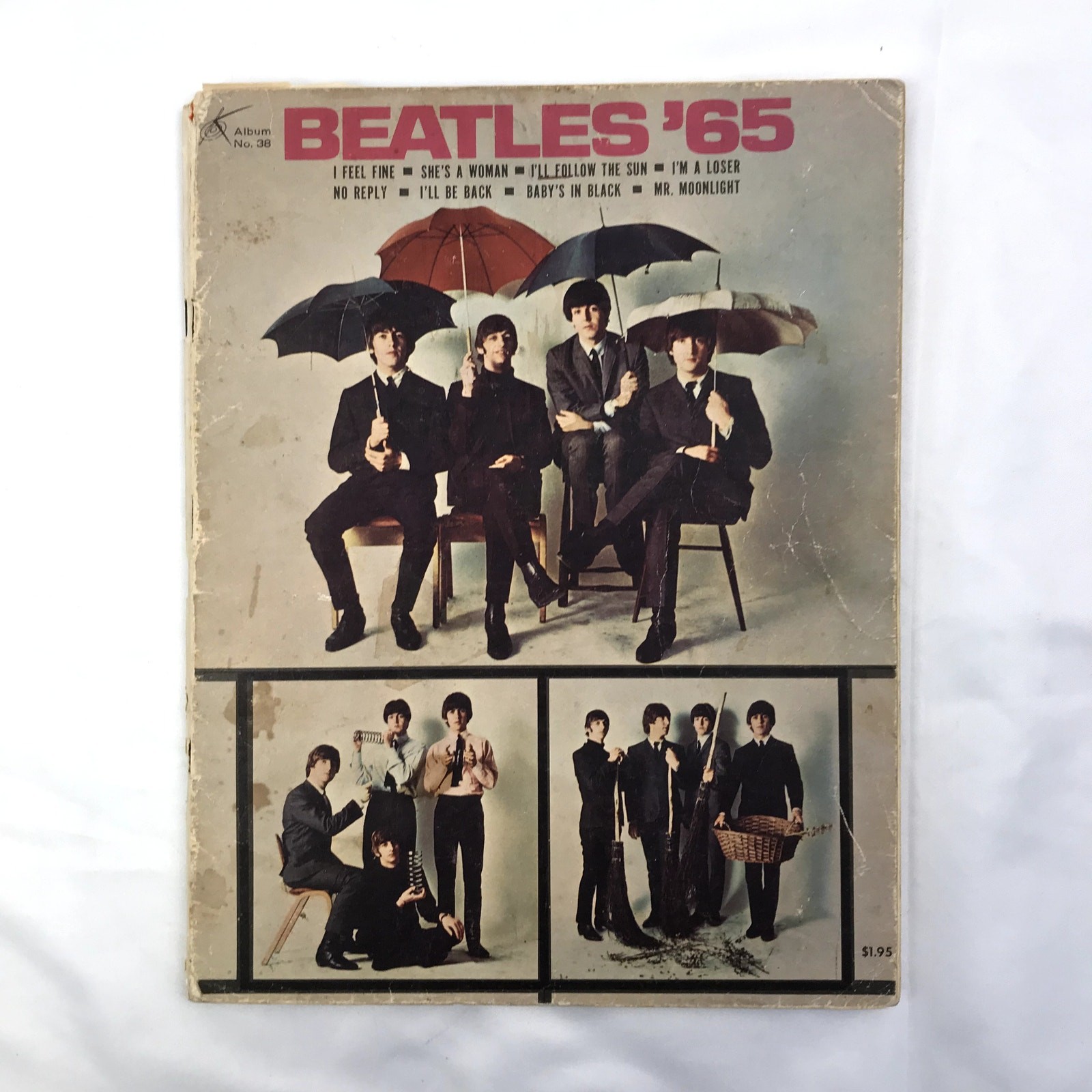 The Latest Beatle Souvenir Book & Beatles ’65 Sheet Music Capitol Records