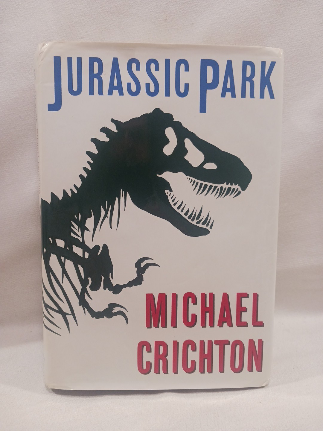 Jurassic Park Michael Crichton First Edition 9th Printing HARDCOVER Ex-library