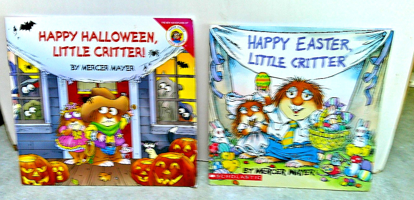 4 “Little Critter” pb Bks Happy Easter/I Just Forgot/Good Me You/Halloween