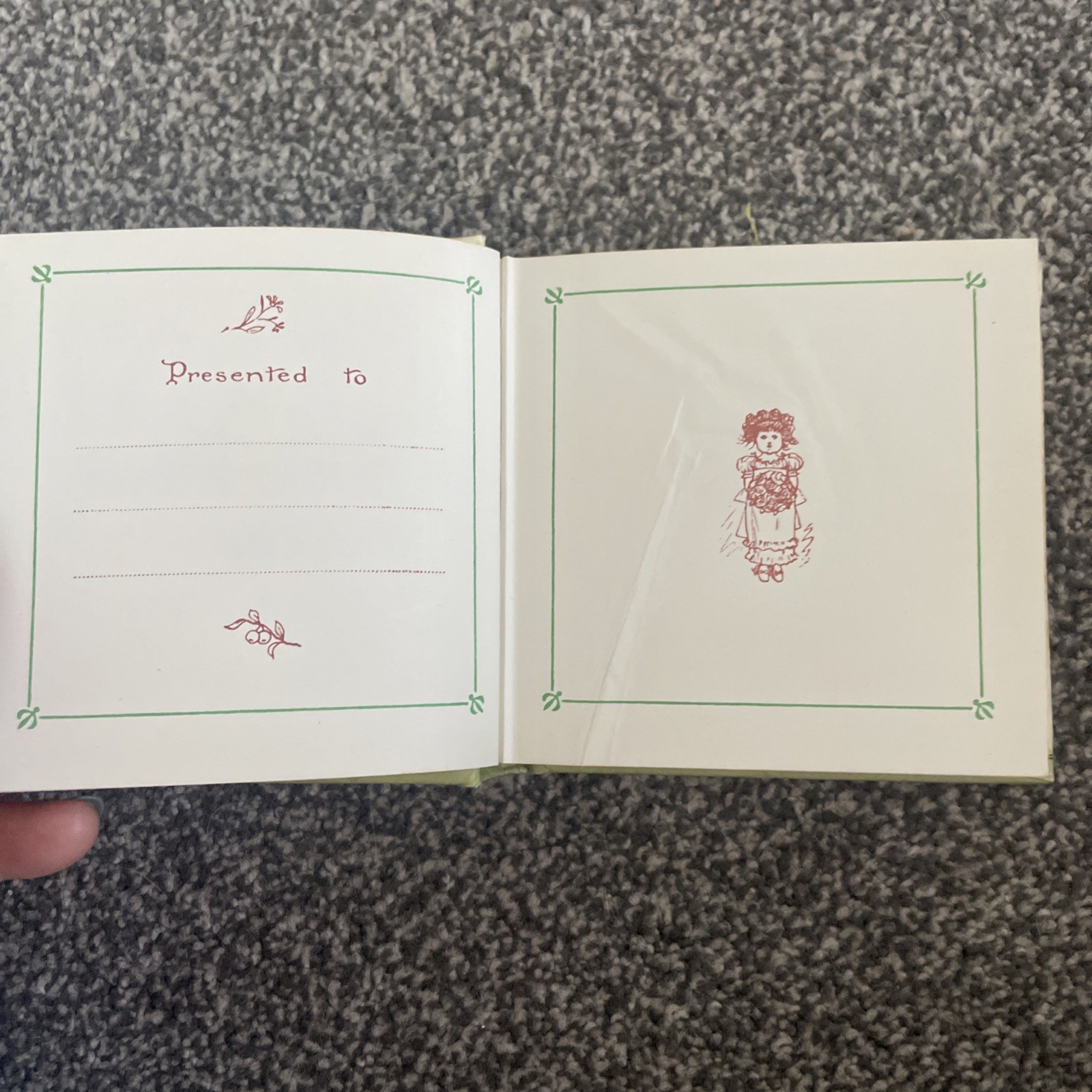 Kate Greenaway’s birthday book With Verses By Mrs Sale Barker Frederick Warne