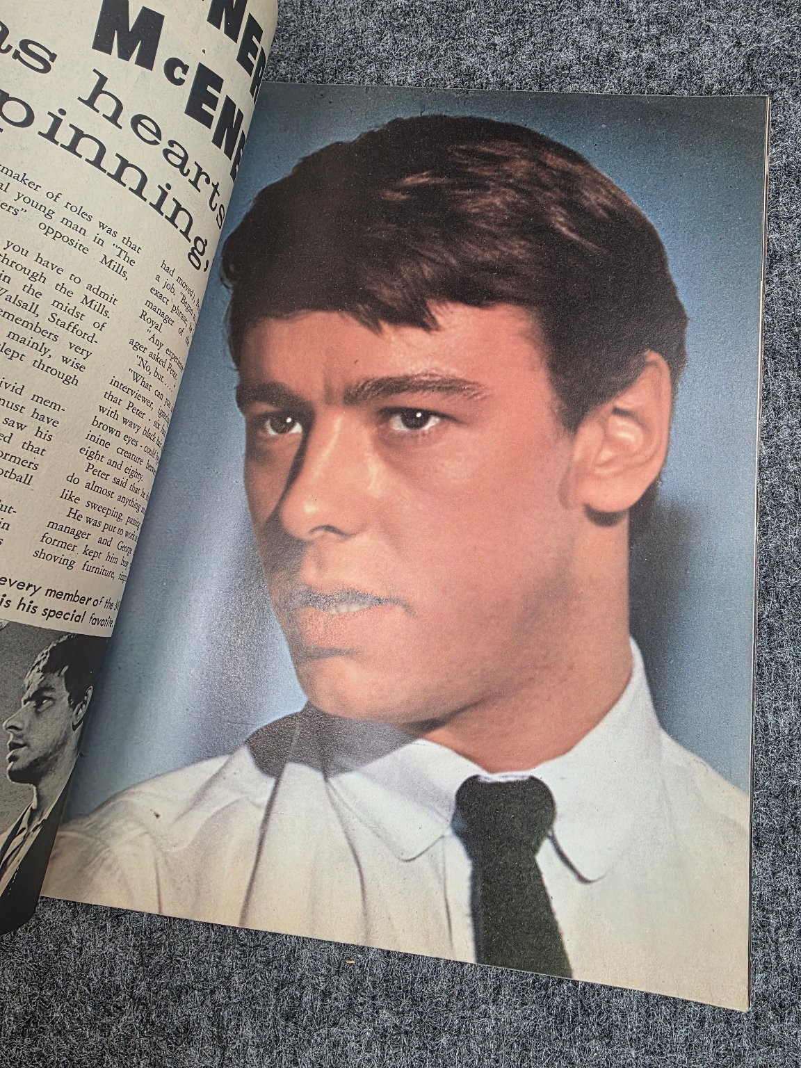 Teen Screen March 1965 Beatles Exclusive Color Pinup Illustrated