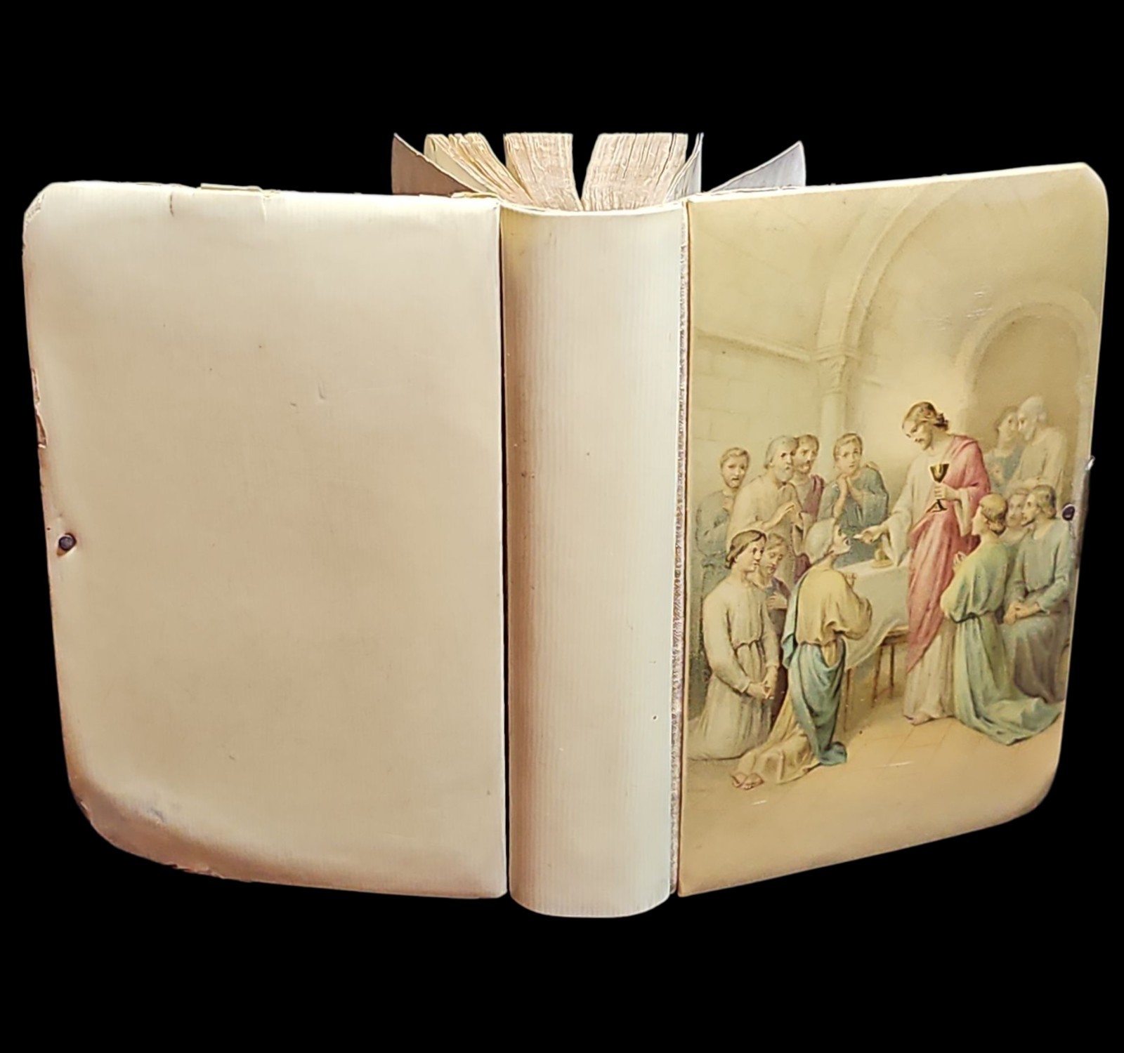 Antique 1888 Celluloid Prayer Book The First Communicants Manual Devotional