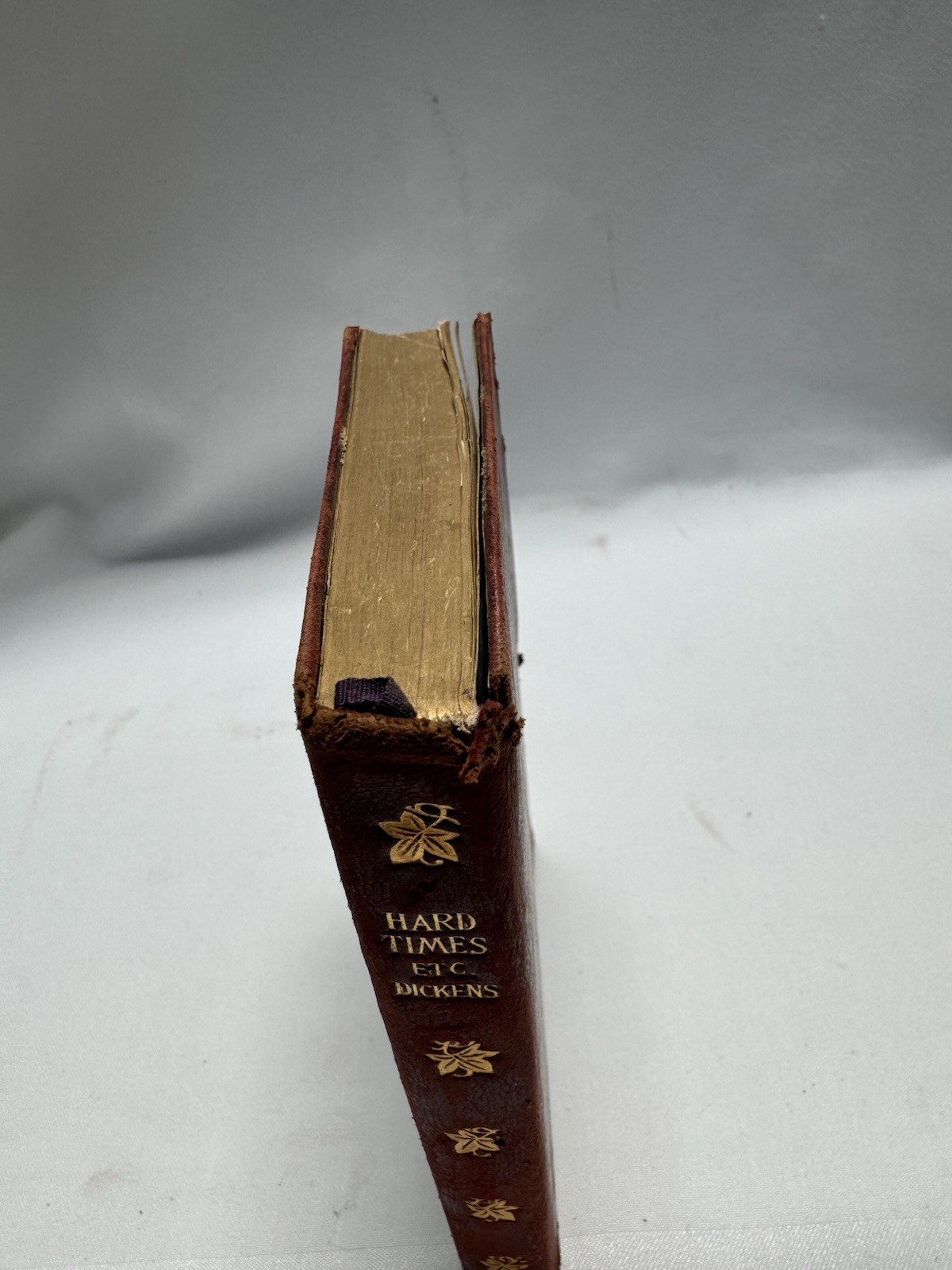 Antique Charles Dickens Book Lot Hard Times & David Copperfield Thomas Nelson