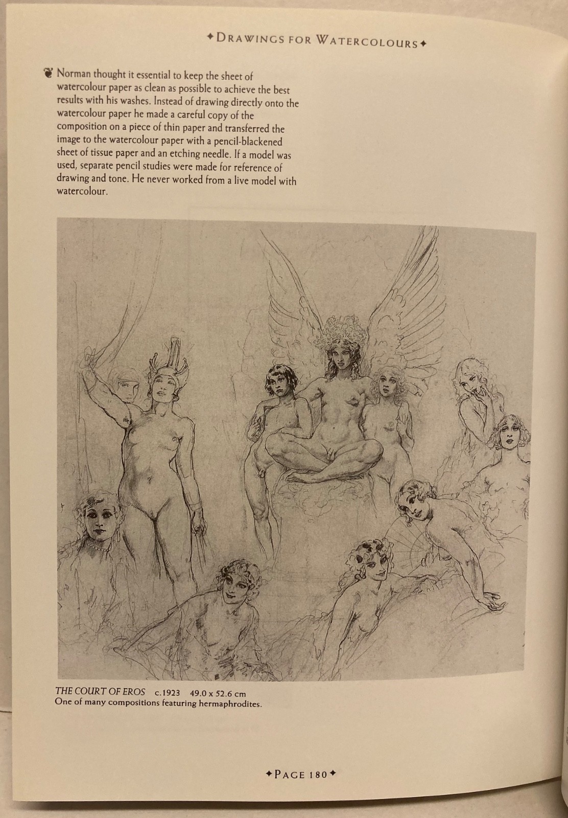 Norman Lindsay ” IMPULSE TO DRAW ” by Lin Bloomfield & Signed – 224 Pages