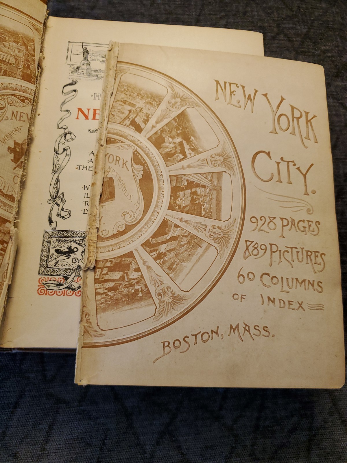 1892 KING’S HANDBOOK OF NEW YORK CITY 1st EDITION MOSES KING