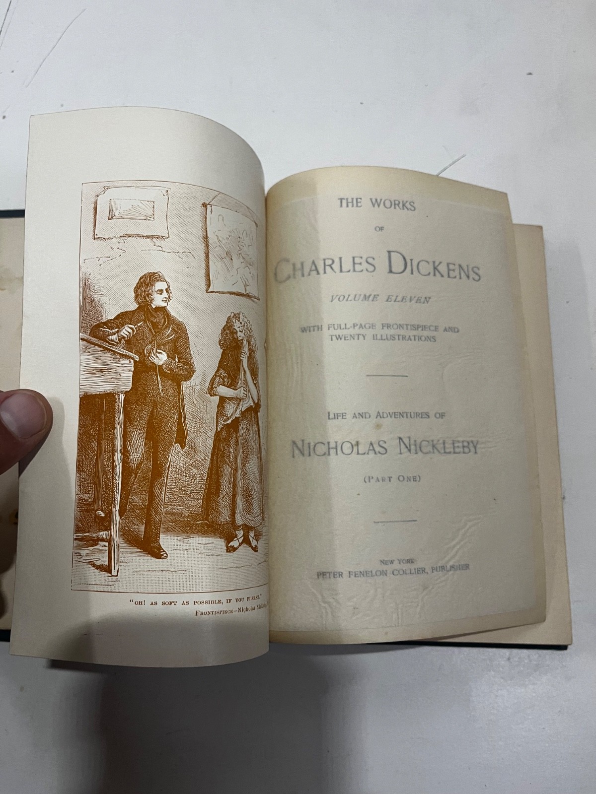 Charles Dickens p.f. collier 8 hardcover lot DOMBY SONS 1,2- COPPERFIELD 2-