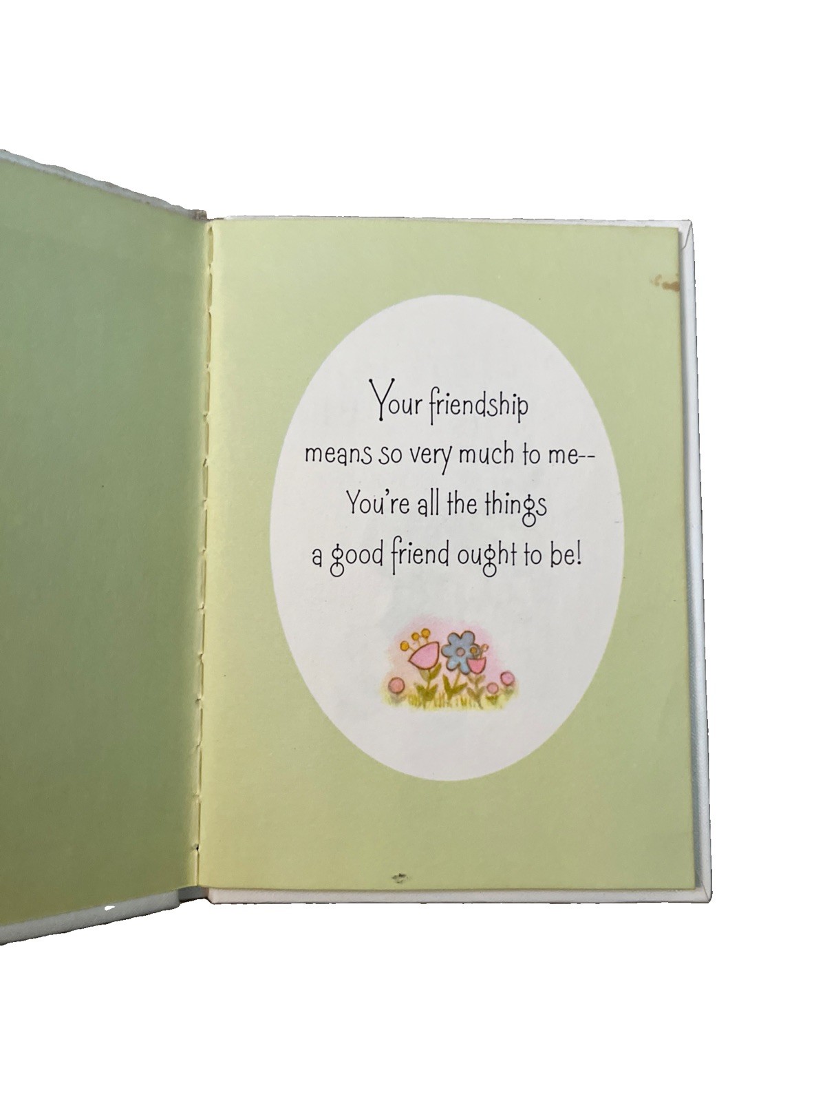 VTG 1972 Hallmark Mini Book Little Things Friendship Illustrated Katherine Davis
