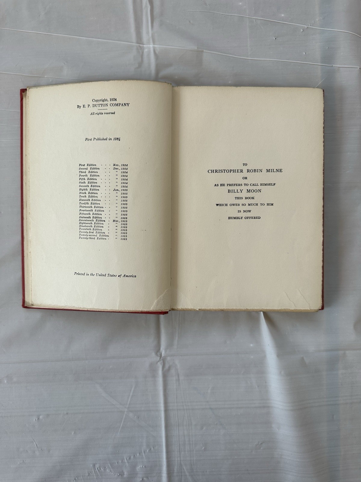 Antique “When We Were Very Young “ A.A. Milne Book