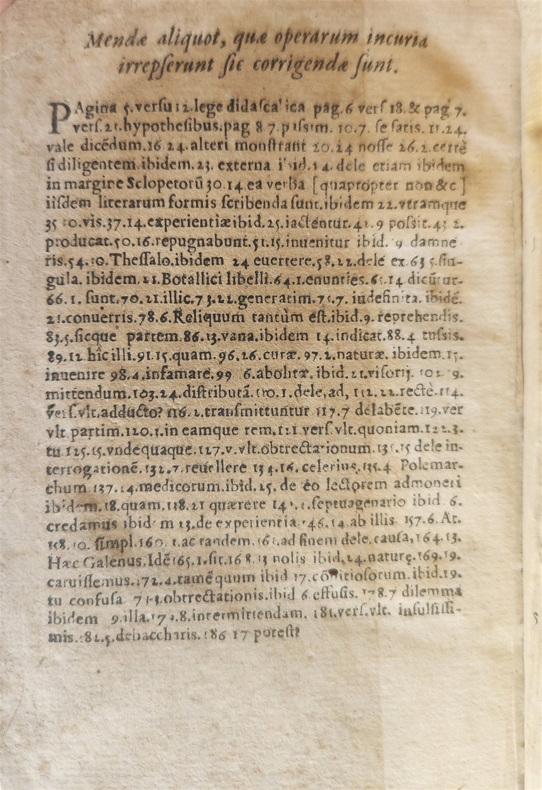1579 MEDICAL BLOODLETTING TREATISE by Georgii Caspii ANTIQUE rare
