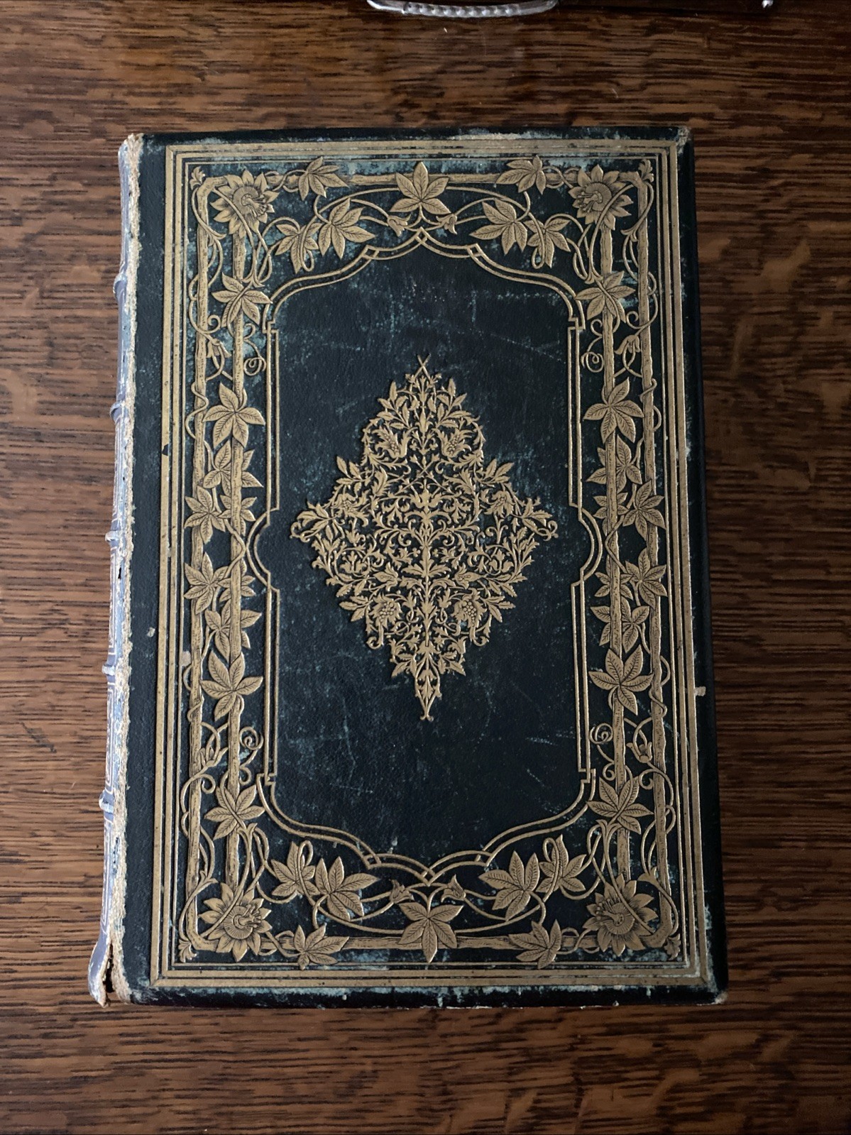 The Annotated Paragraph Bible Old Testament 1859 leather embossed gilded maps