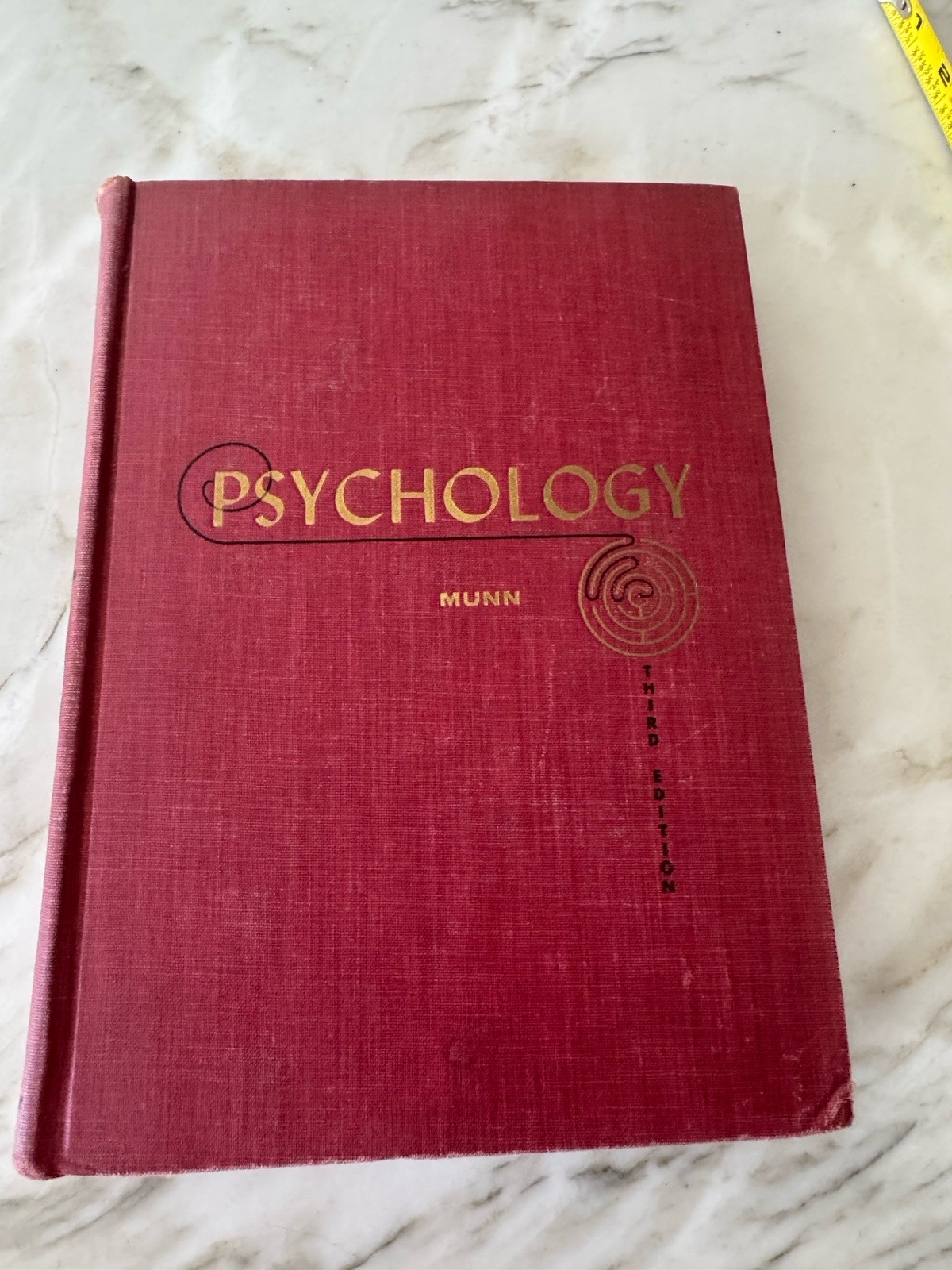 Vintage 1956 Psychology Norman L Munn Hardcover Riverside Press Textbook