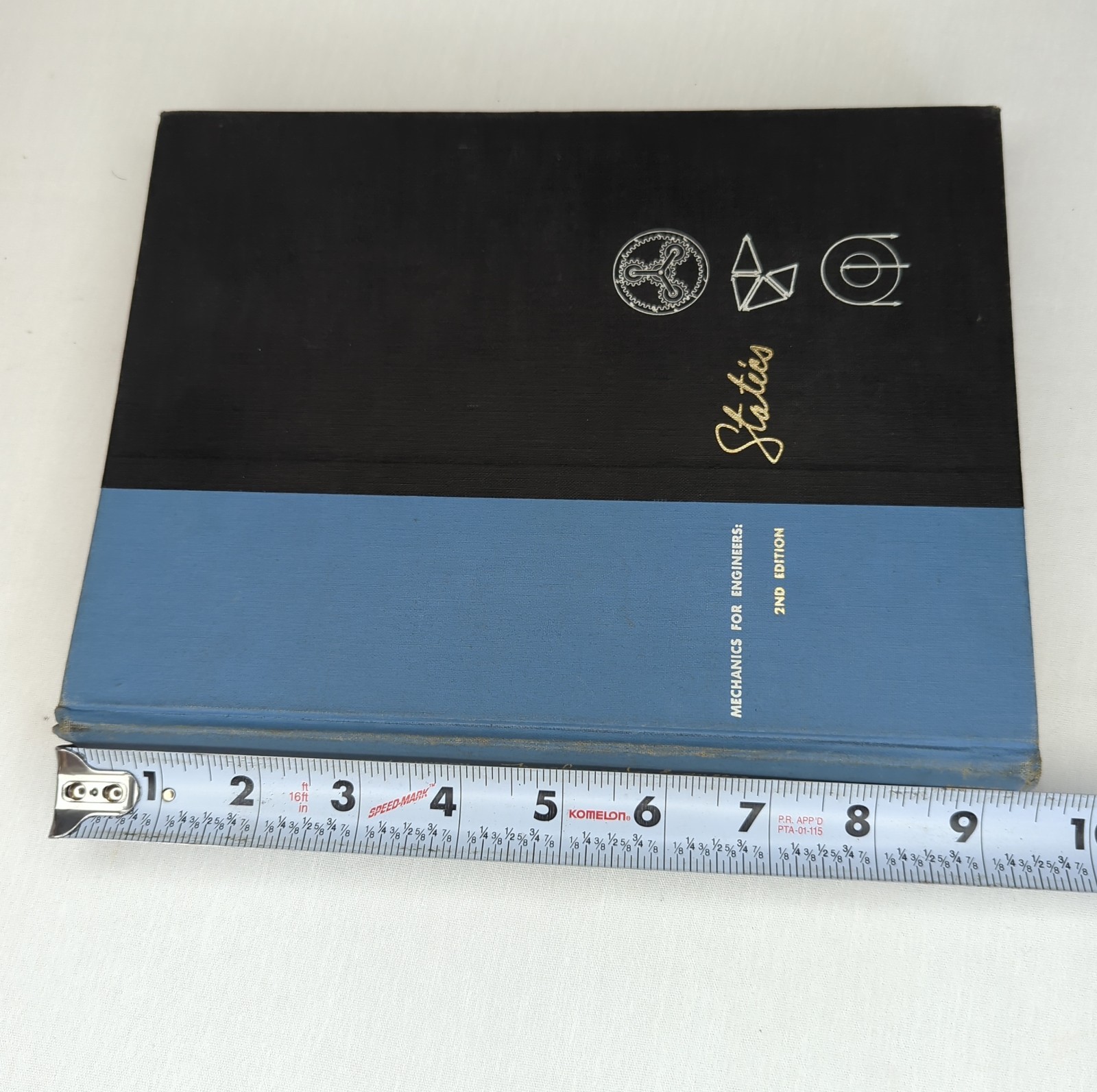 Mechanics for Engineers 2nd Edition Statics HC 1962 McGraw-Hill