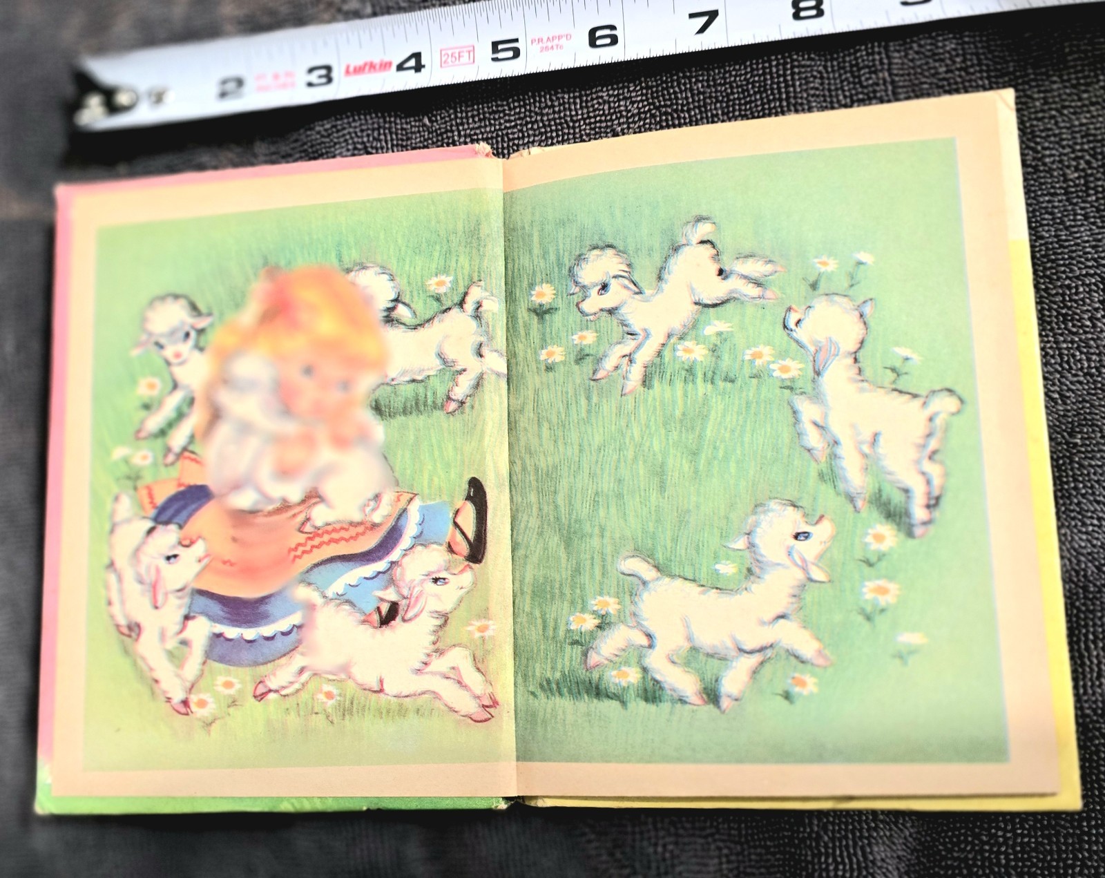 Little Bo-Peep Junior Elf Book Vintage 1966 by Rand McNally Hardcover Book