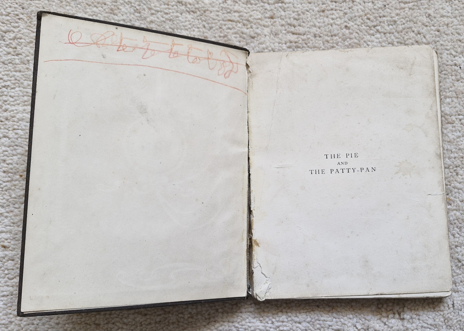 The Pie And The Patty-Pan By Beatrix Potter, 1st Edition, 1905, Frederick Warne
