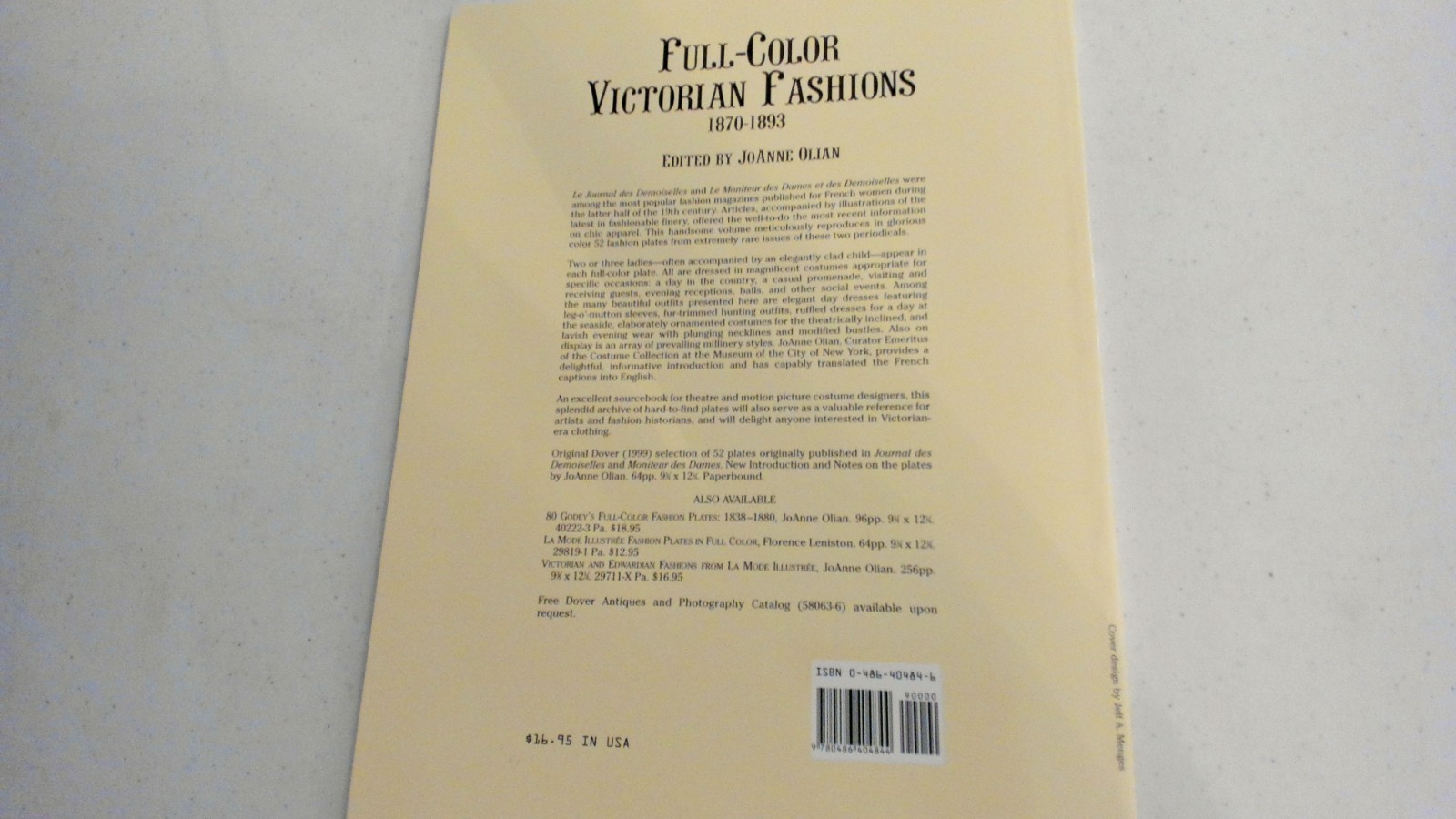 Dover Books Paperback Lot – Victorian Fashions and Costumes from Harper’s Bazar