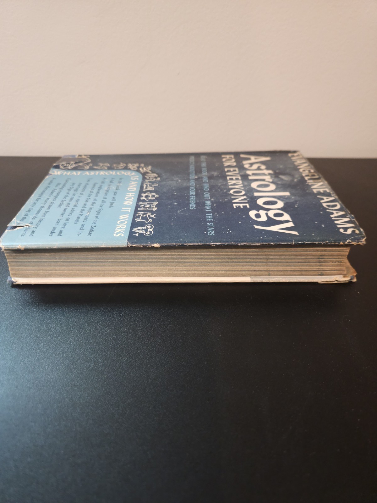 Antique Astrology Book Evangeline Adams Zodiac Signs Planets Houses w/DJ 1931