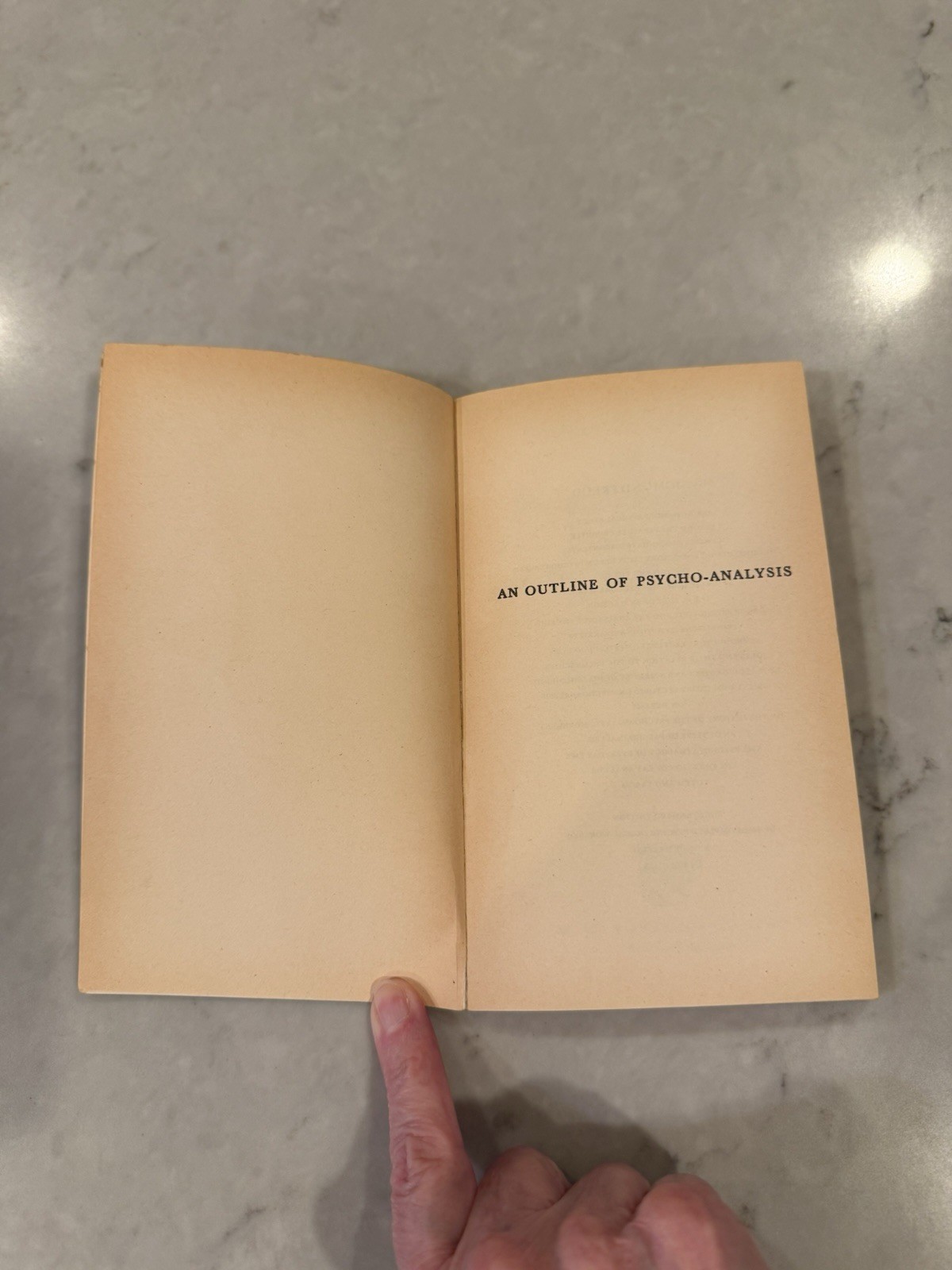 An Outline of Psycho-Analysis, Sigmund Freud, 1969 Norton Library