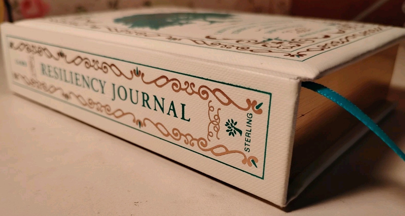 RESILIENCY JOURNAL Maria Gamb Self-Help Daily Prompts Hardcover Gilded Edges
