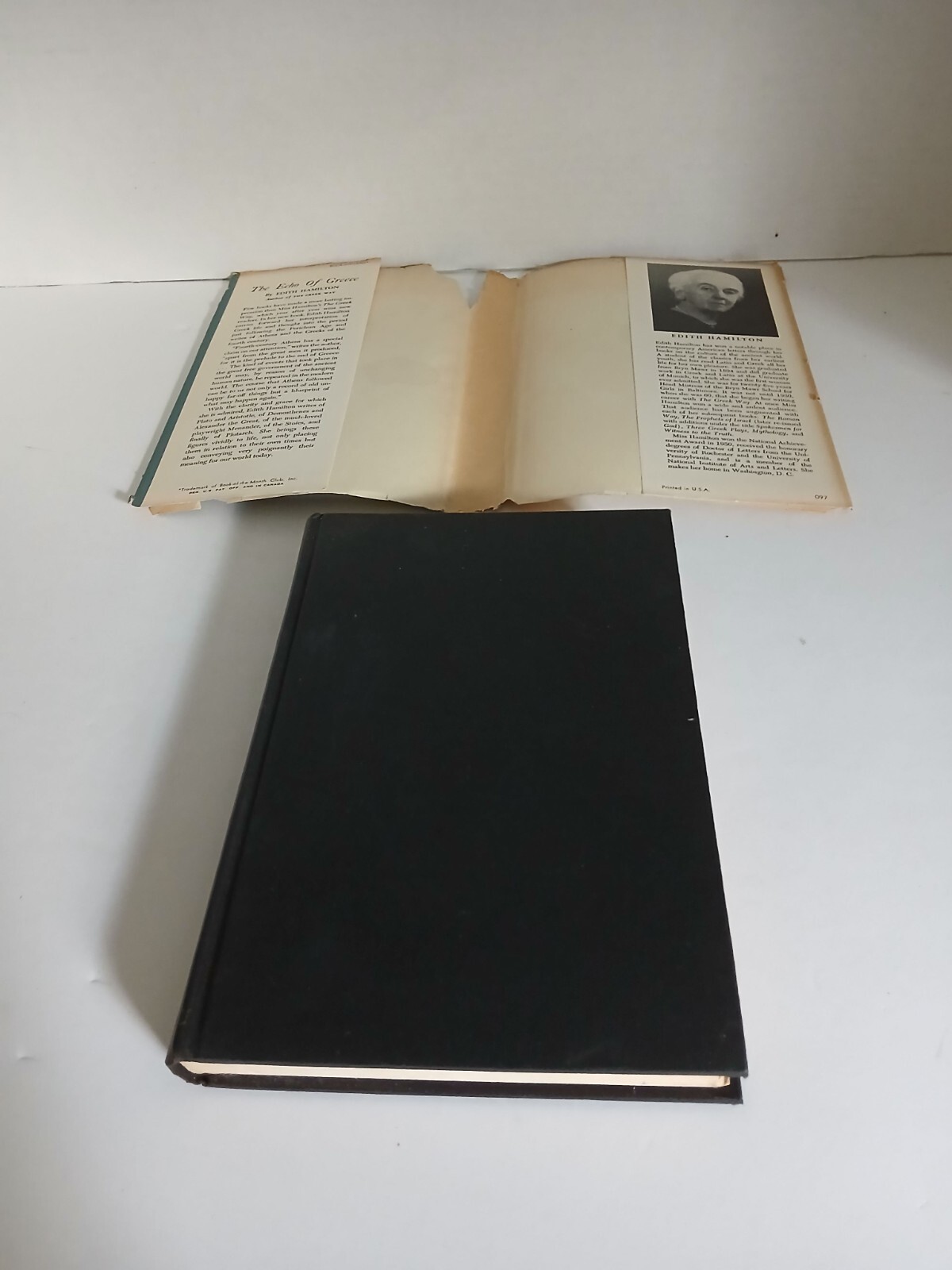 The Echo of Greece by Edith Hamilton Hardcover 1957 224 pages