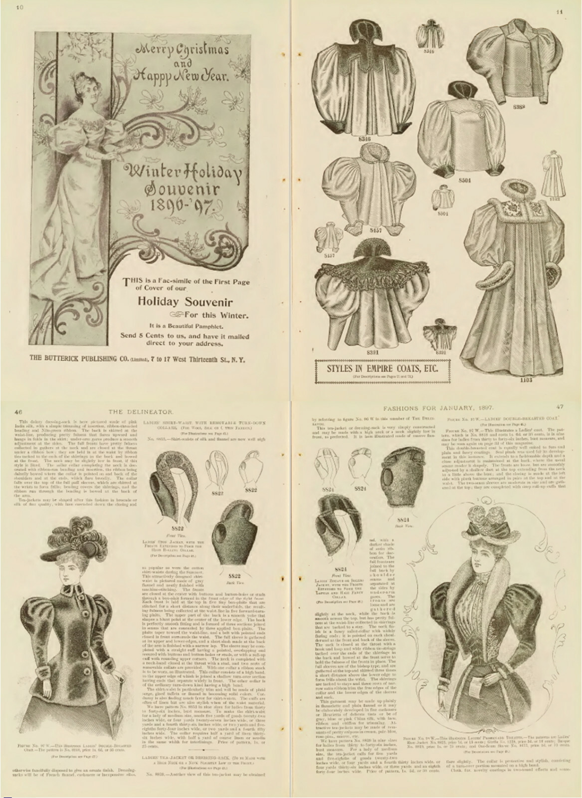 The Delineator – Journal of Fashion Culture & Fine Arts – 44 Old Volumes On DVD