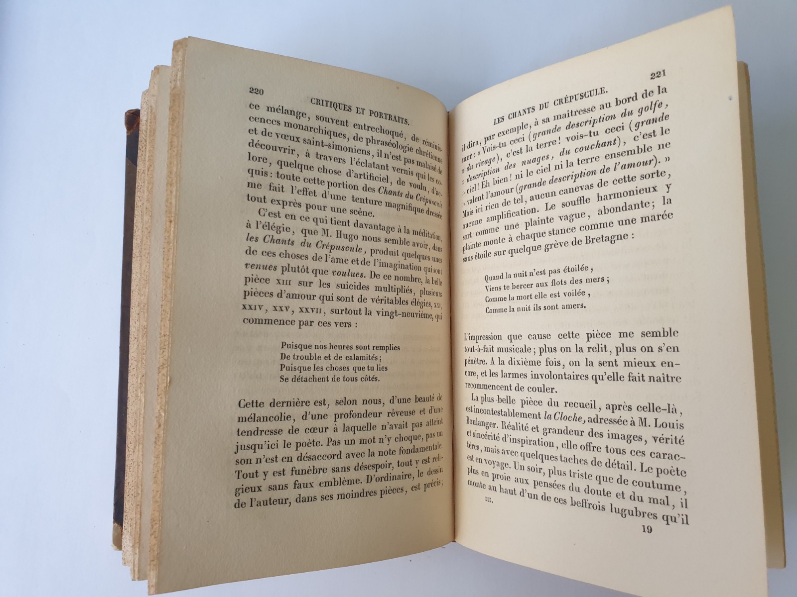 Sainte-Beuve Critiques et portraits littéraires TI, TII, TIII. Bruxelles 1832