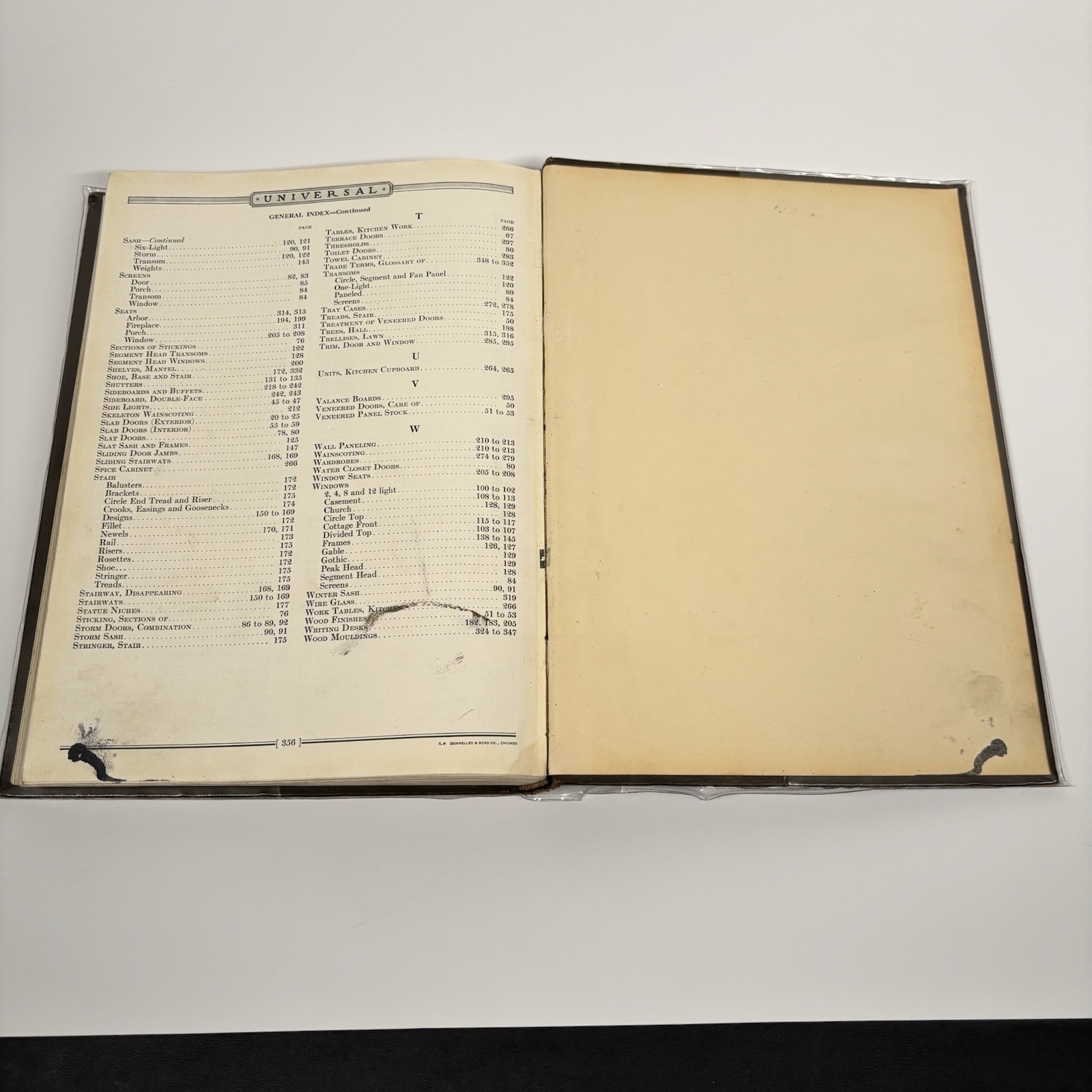 1927 Vintage Universal Design Book No. 25 Builders Woodwork M.A. Disbrow Catalog