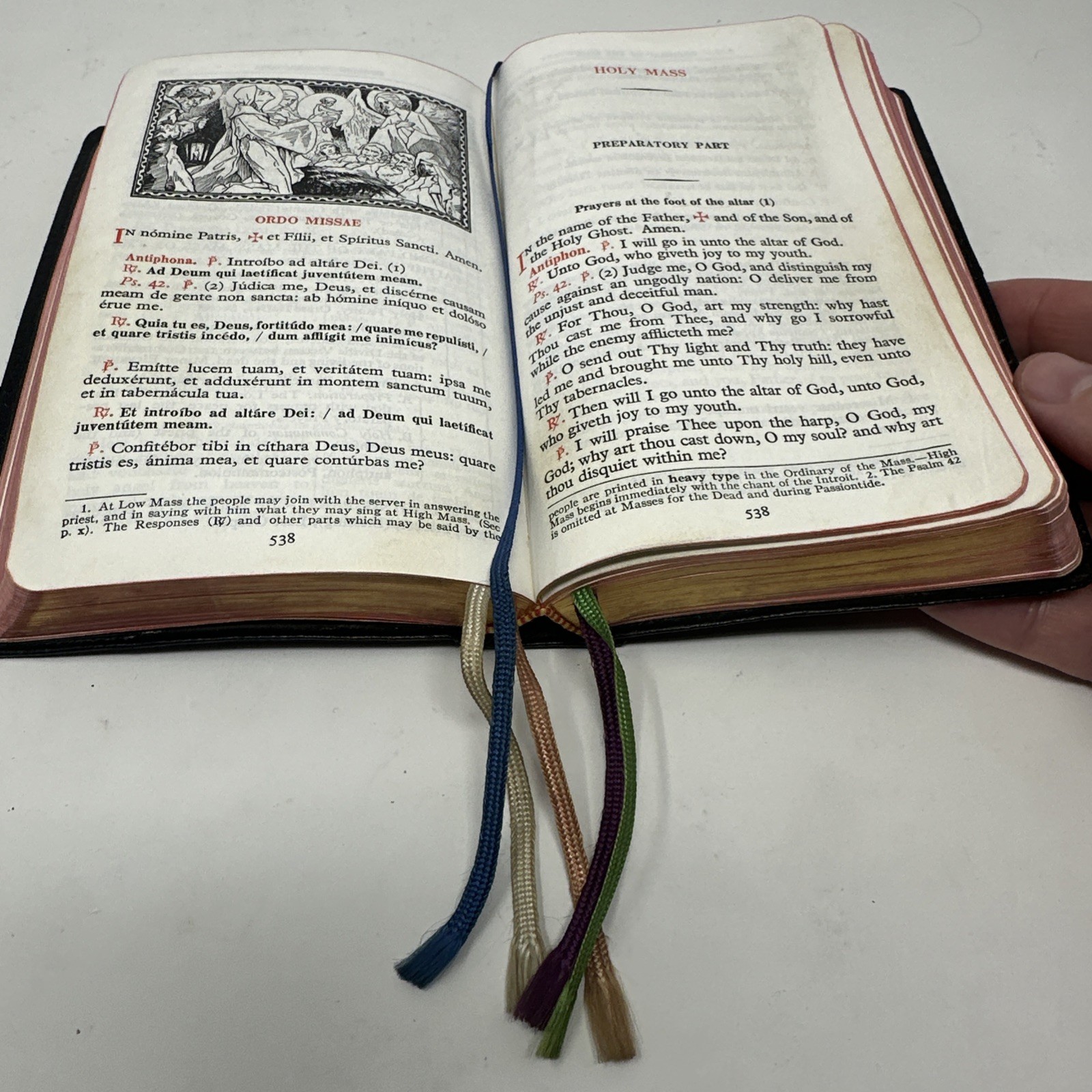 Saint Andrew Daily Missal by Dom Gaspar Lefabvre 1949, 1953 Catholic Leather