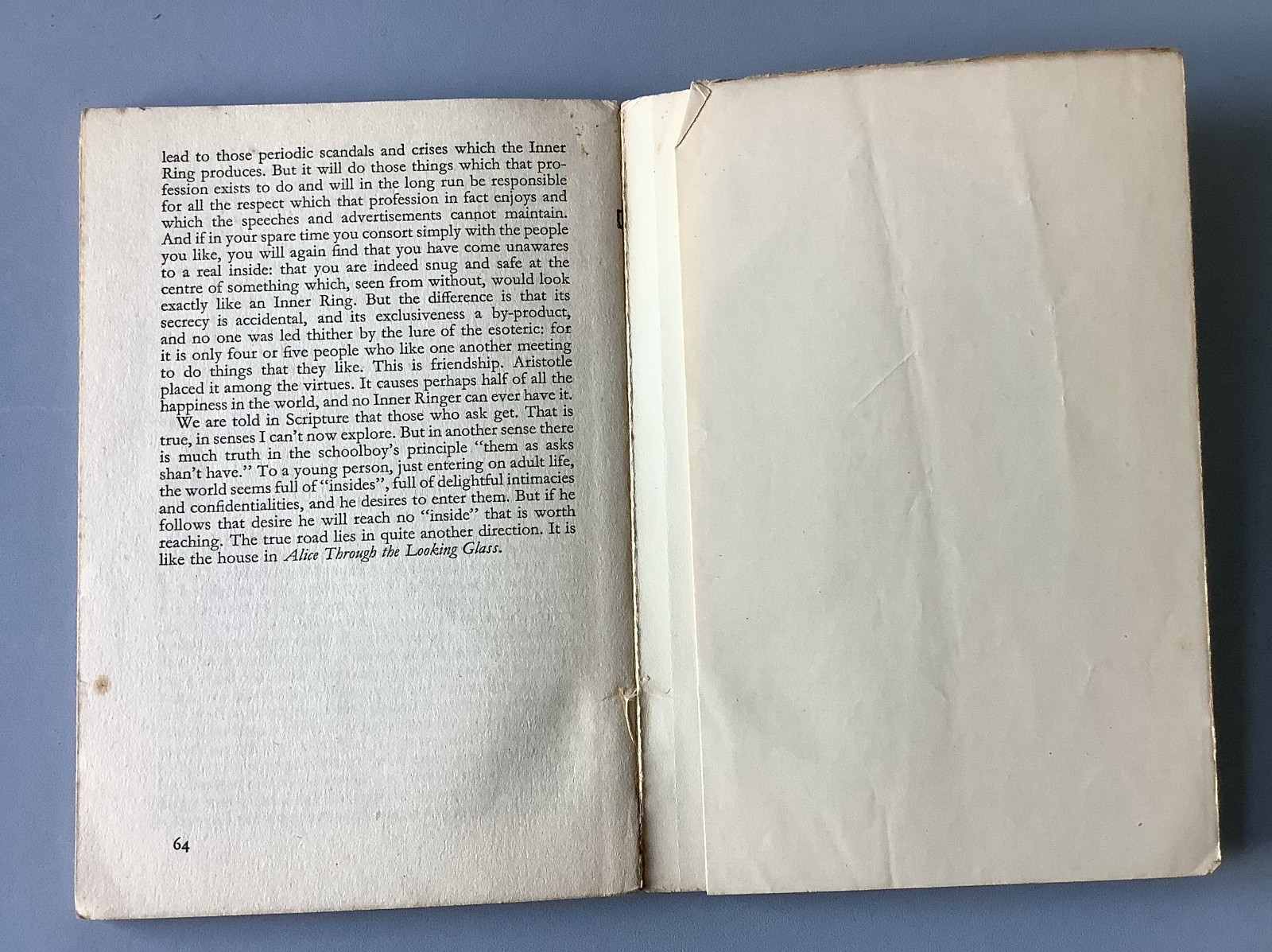 C.S. Lewis – Transposition and Other Addresses – First Edition 1949 unclipped DJ