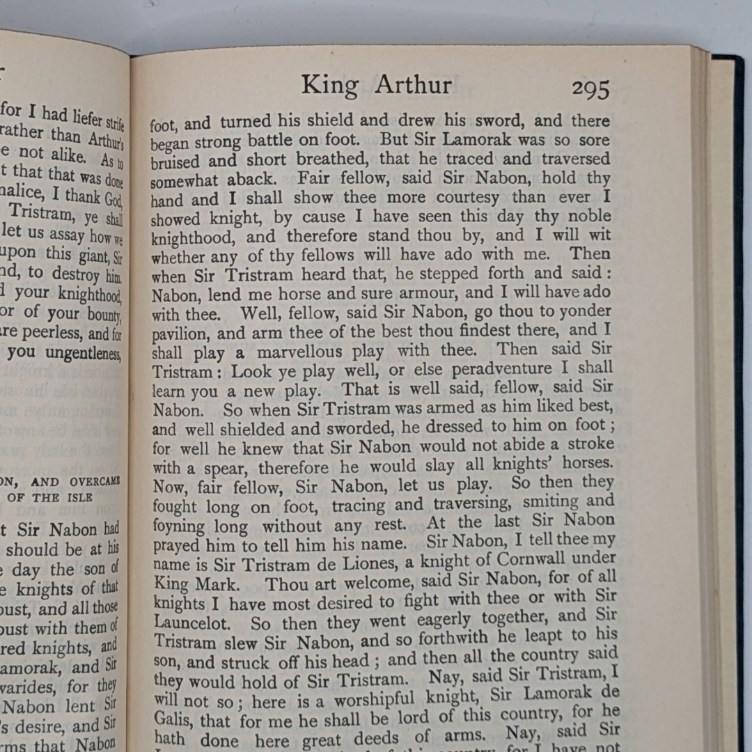 Thomas Malory, King Arthur, Two Books, Very Good, 1912