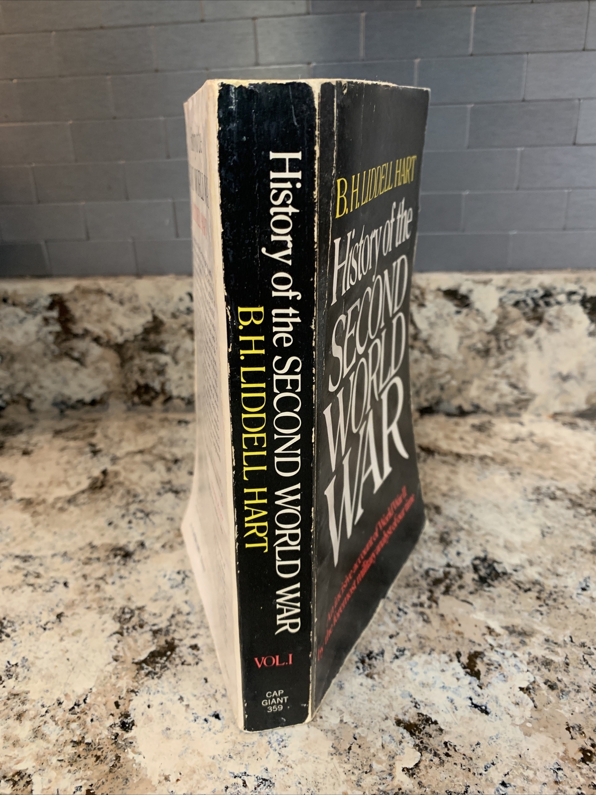 1st Edition HISTORY OF THE SECOND WORLD WAR B.H. Liddell Hart MILITARY Classic