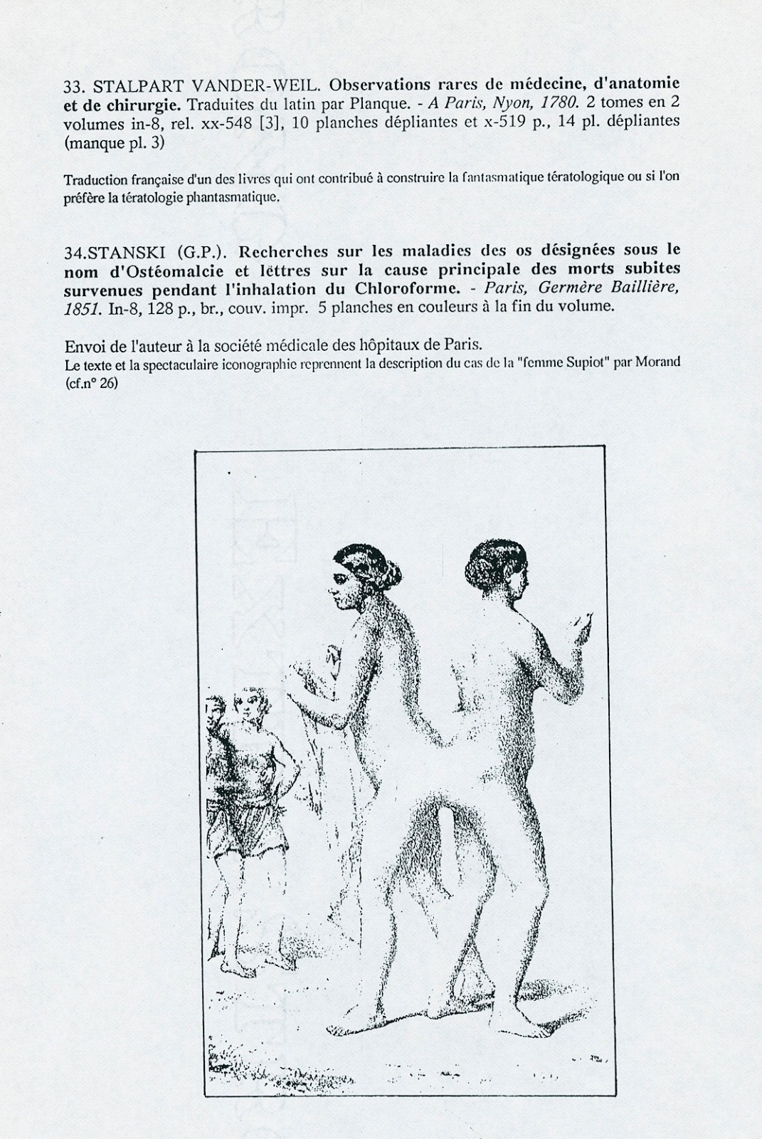 Paris Book Seller’s Catalog 1995 MONSTERS & The DEFORMED Teratology Real Surreal