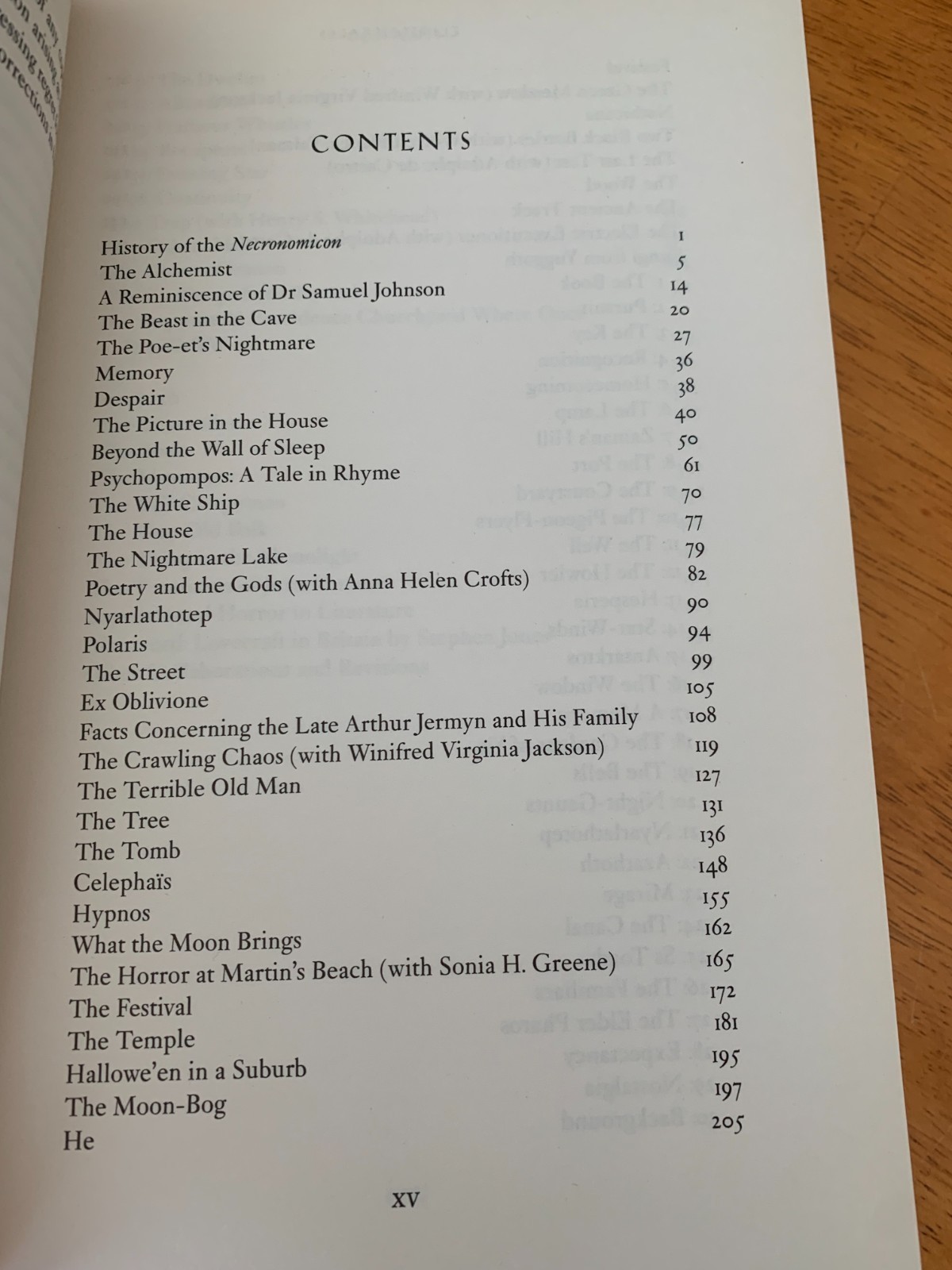 Eldritch Tales – H.P. Lovecraft – very macabre, in a good satisfying way.