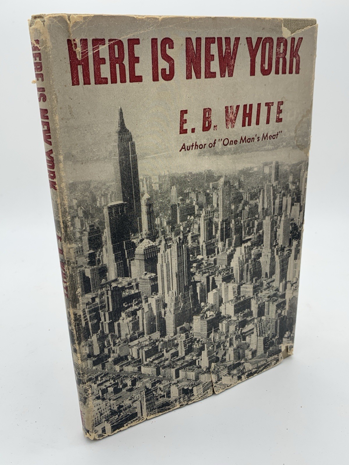 Here Is New York E.B. White Harper Brothers First Edition BOMC + Insert 1949 HB