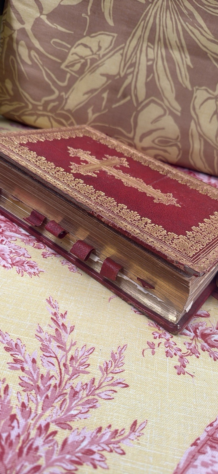 1923 MISSALE ROMANUM ANTIQUE MASSIVE FINE LEATHER BINDING GERMANY