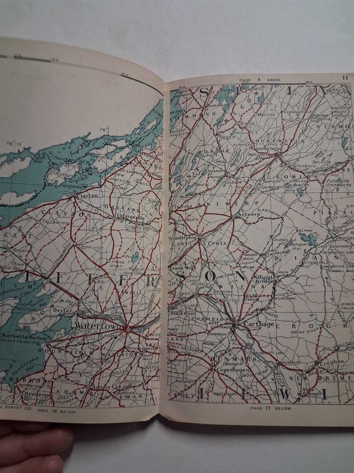 1920s The Official Maps Of NEW YORK antique book
