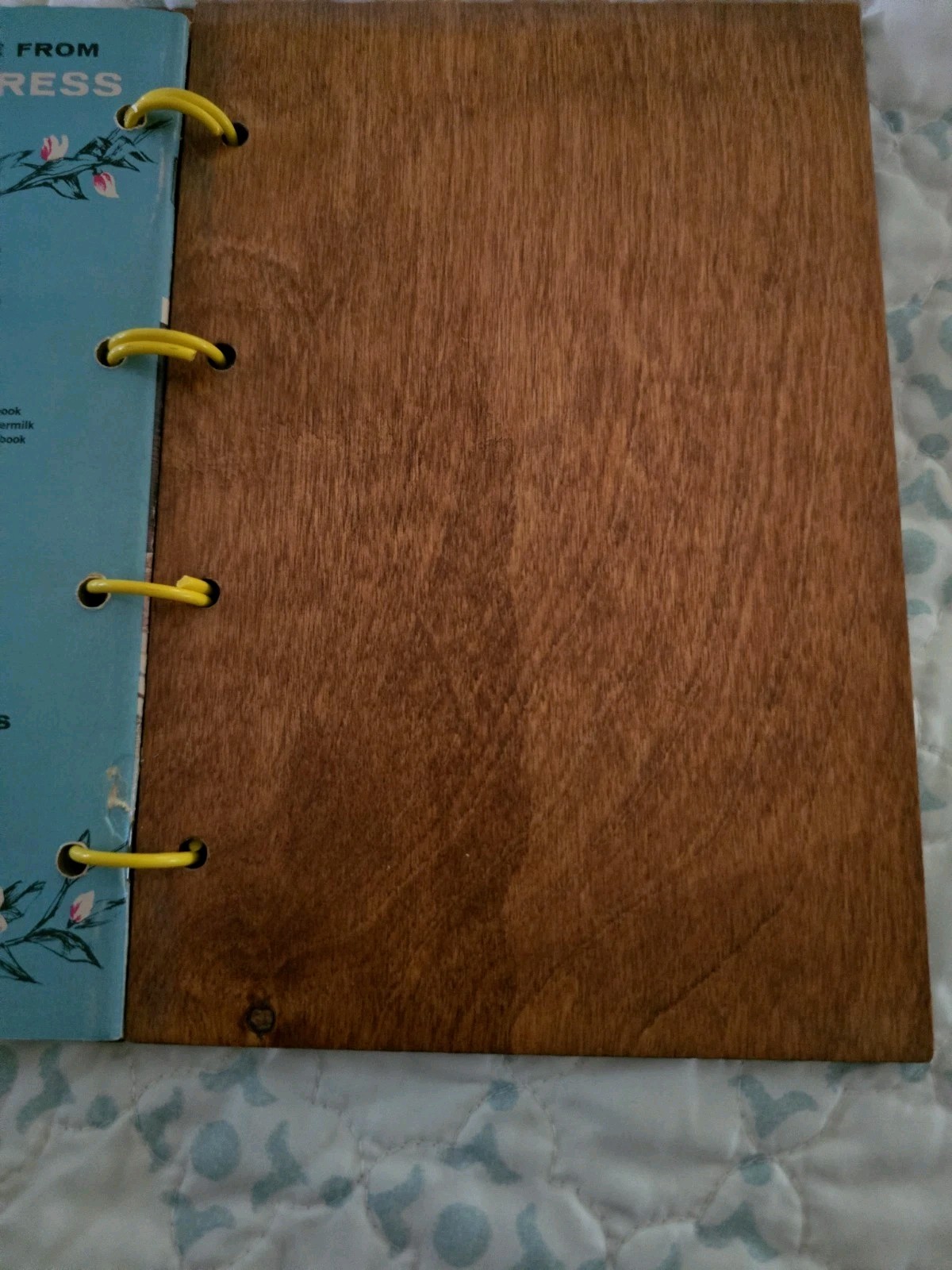 The Southern Cookbook of the Finest Old Southern Recipes 1972 Wood Cover EC