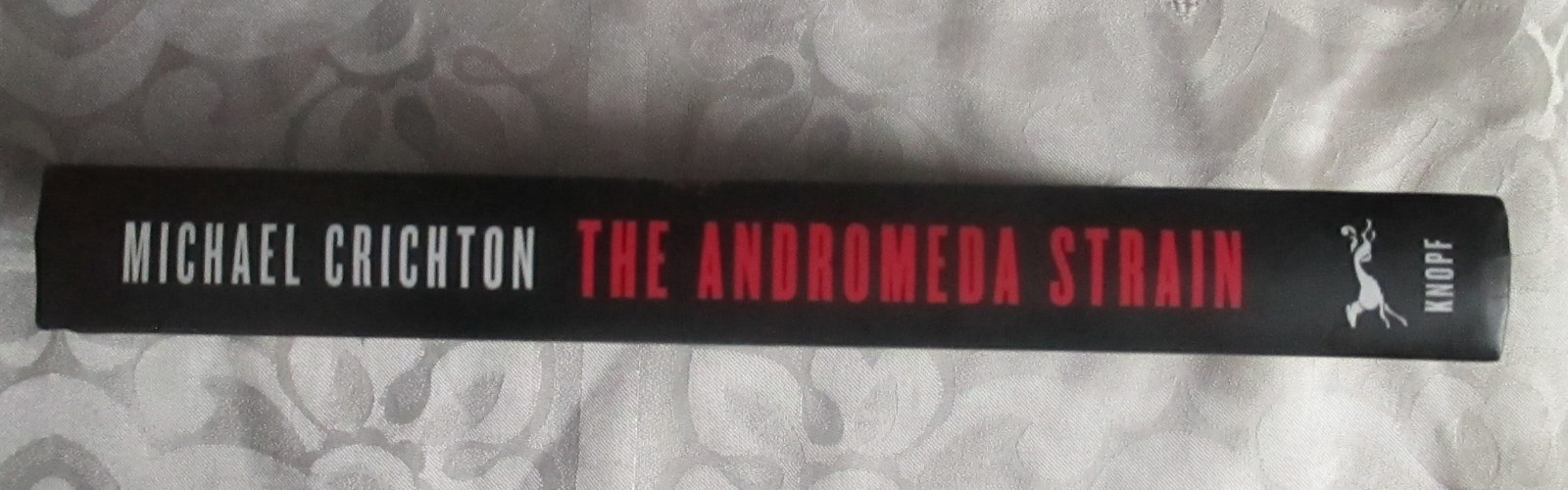 The Andromeda Strain Hardcover Book w/Glow In Dark Cover Michael Crichton
