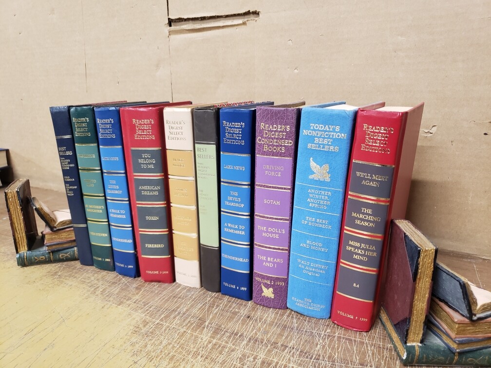 Lot of 6 Readers Digest Books for Decor Interior Design Wedding Home RANDOM MIX