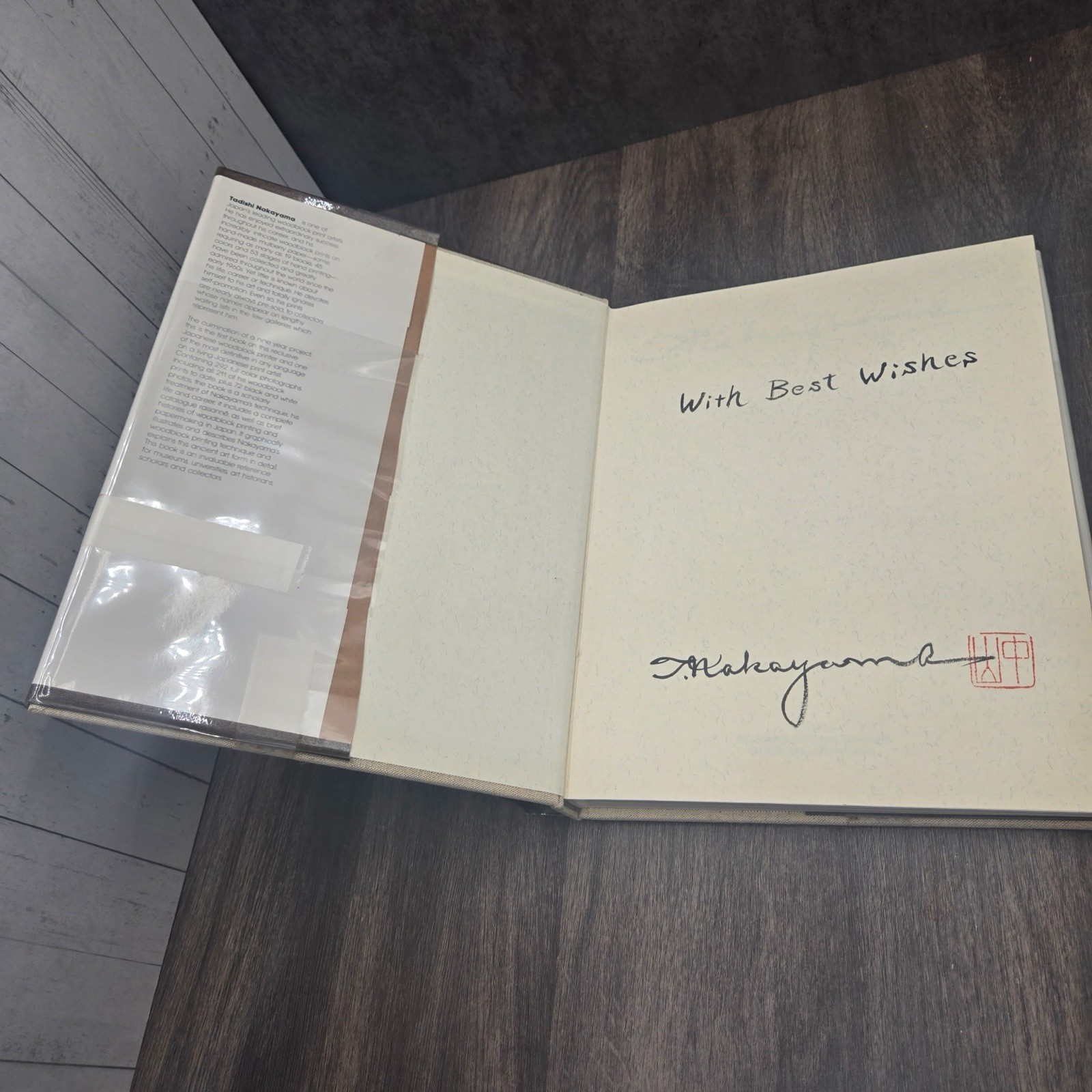 Signed Tadashi Nakayama His Life & Work HC Slipcase 1982 Limited Edition