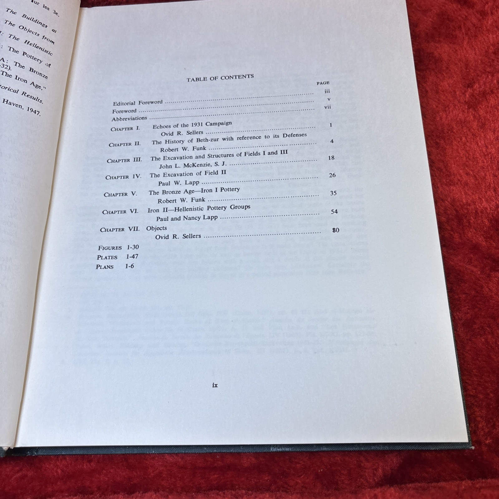 The 1957 Excavation at Beth-Zur Sellers Funk Lapp AASOR Vol 38 Archaeology 1968